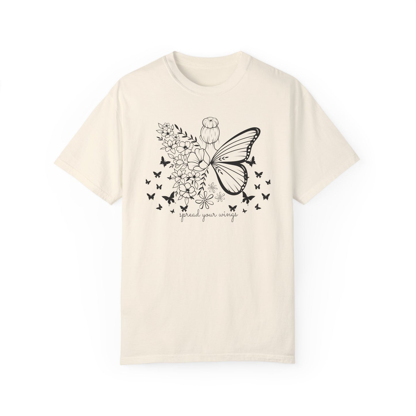 Butterfly, Embrace the Beauty of Nature - Unisex Garment-Dyed T-shirt - 10330