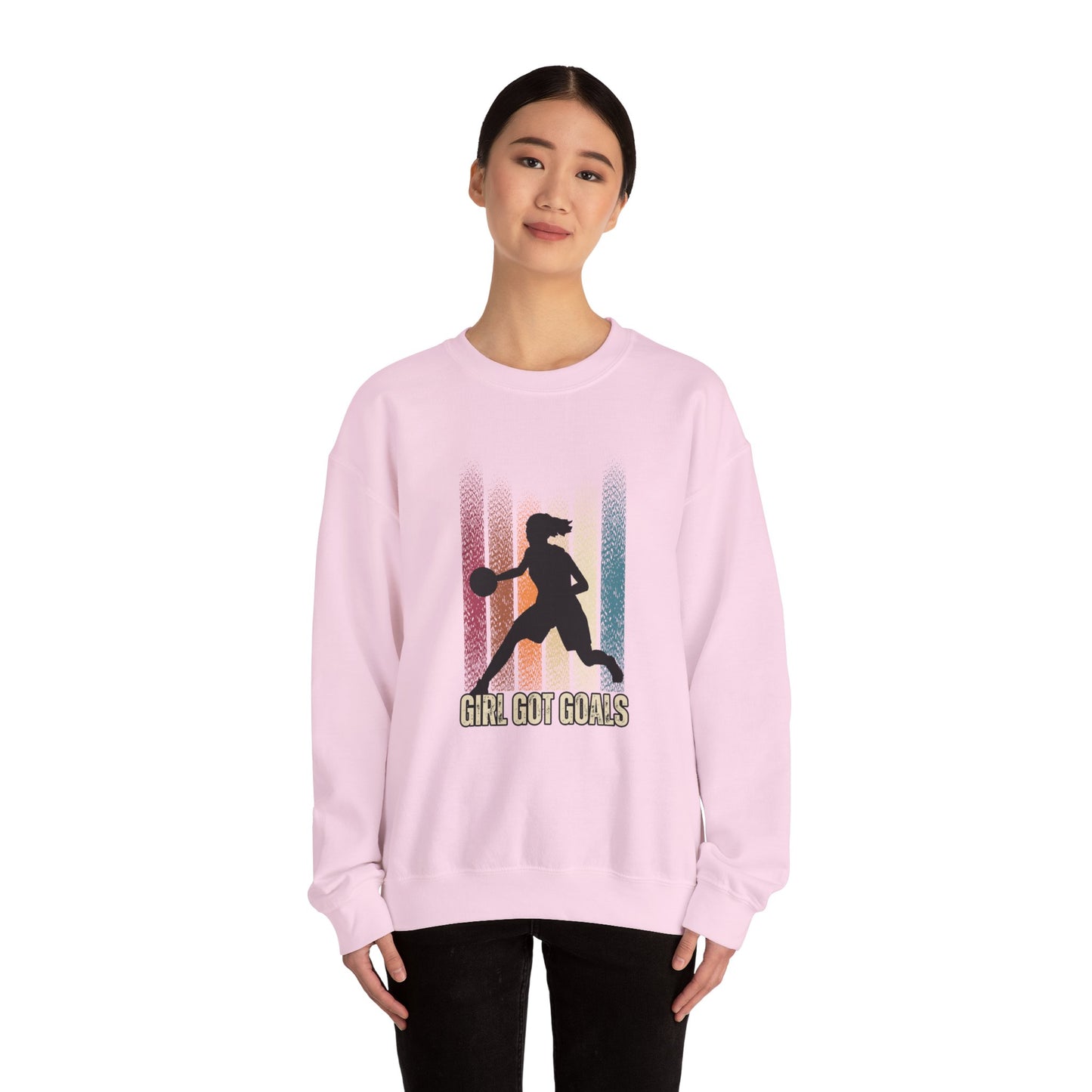 Basketball, Girl Got Goals - Unisex Heavy Blend™ Crewneck Sweatshirt - 10711