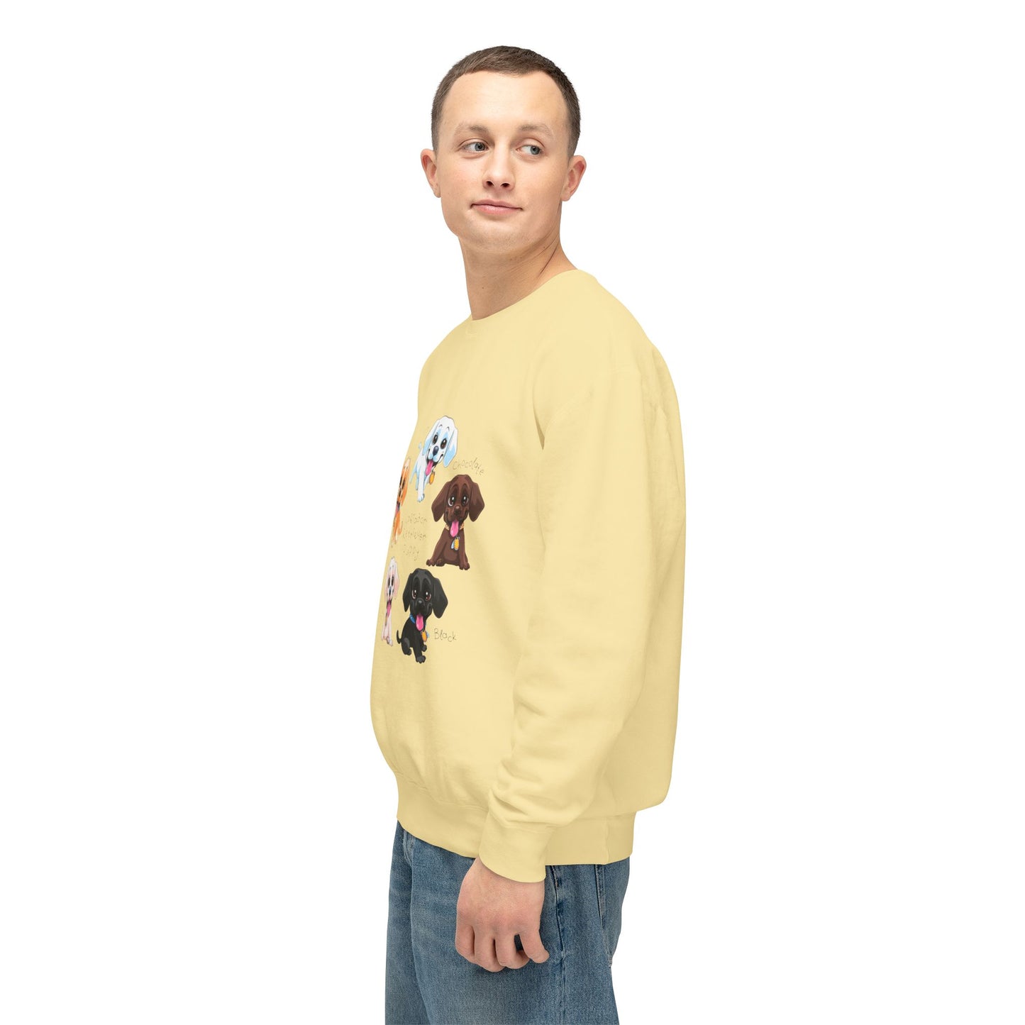 Puppies - Unisex Lightweight Crewneck Sweatshirt - 10263