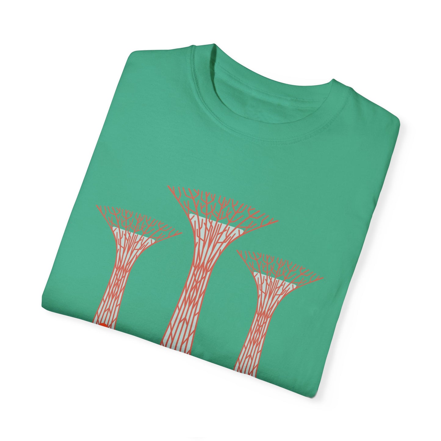 SingaporeT-Shirt - Casual Unisex Garment-Dyed Tee - 12085
