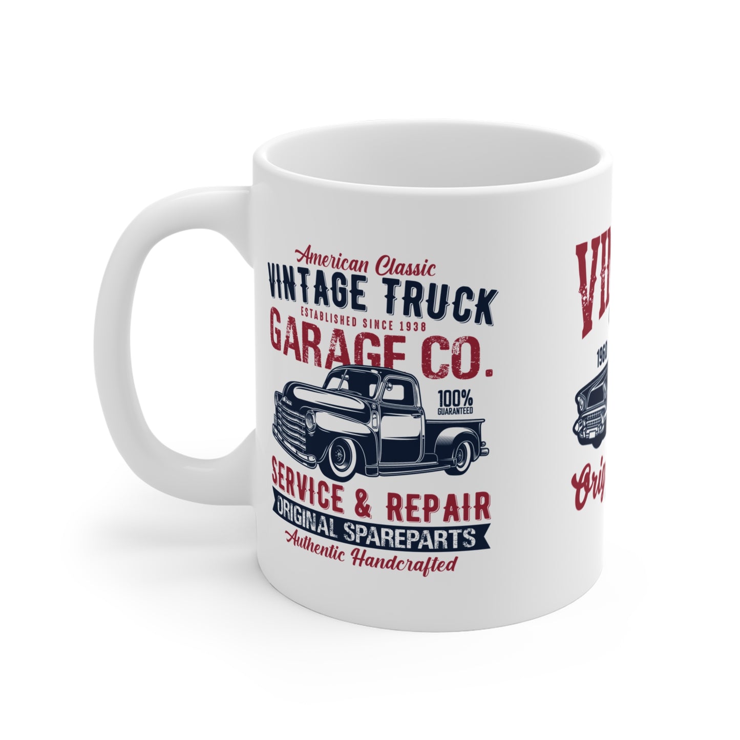 Vintage Custom Muscle, Original Classic - Mug 11oz