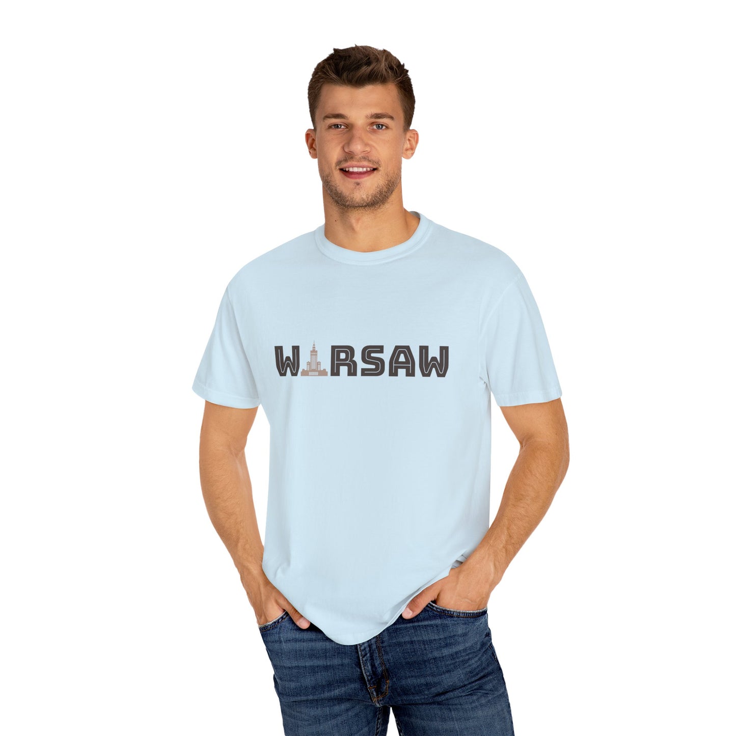 Warsaw City Graphic Unisex T-Shirt – Perfect for Travelers and Locals - 12141