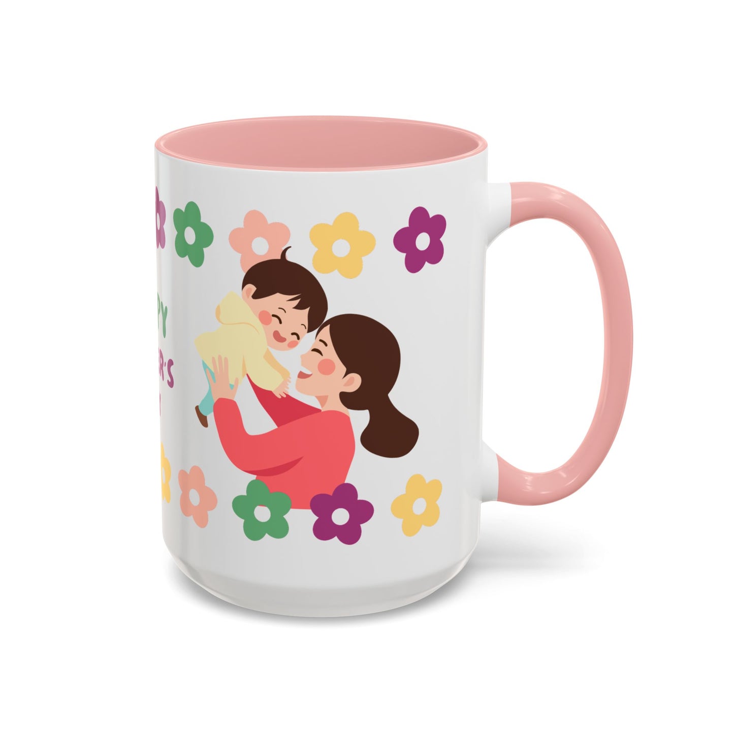 Happy Mother's Day Floral Accent Coffee Mug - 11/15oz - 12491