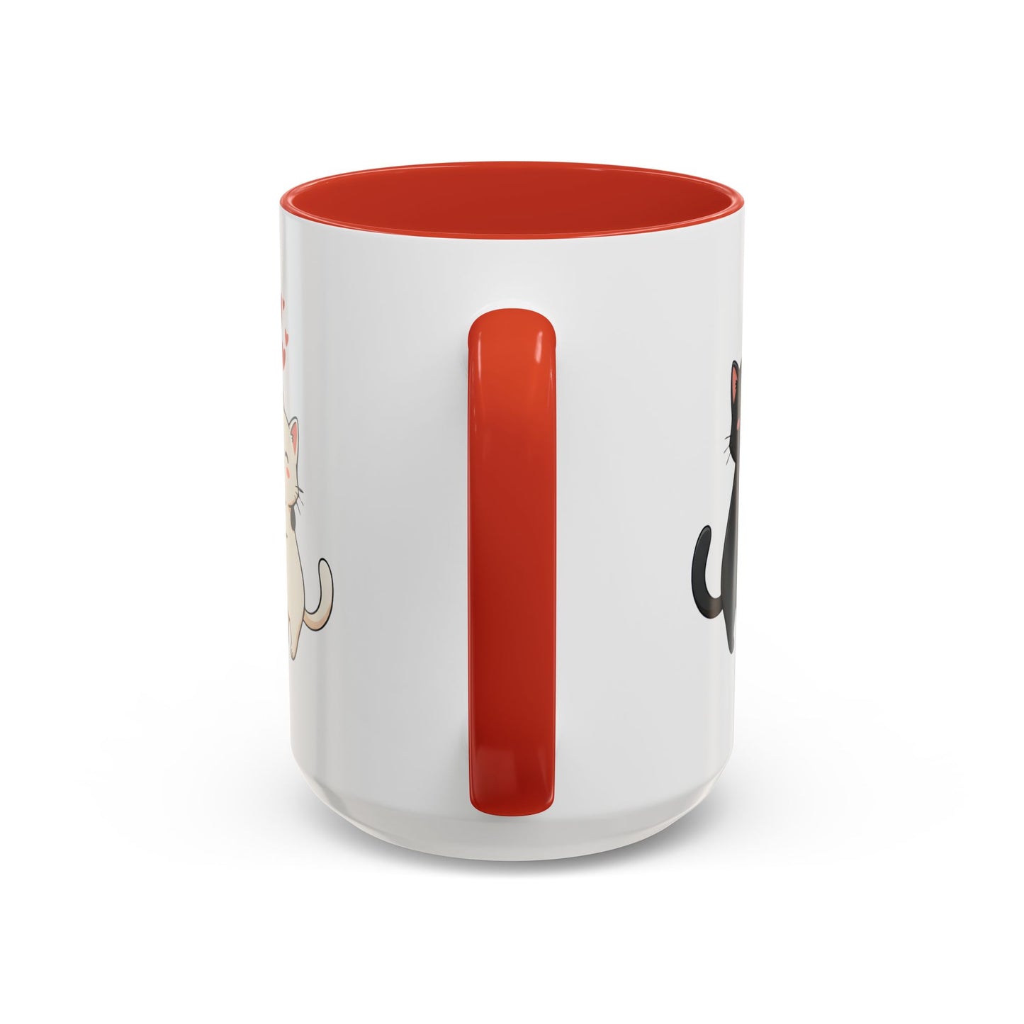 Cute Cats Personalized Mug — Custom Names & Established Date | Couple Valentine Gift (11oz / 15oz) - 14752