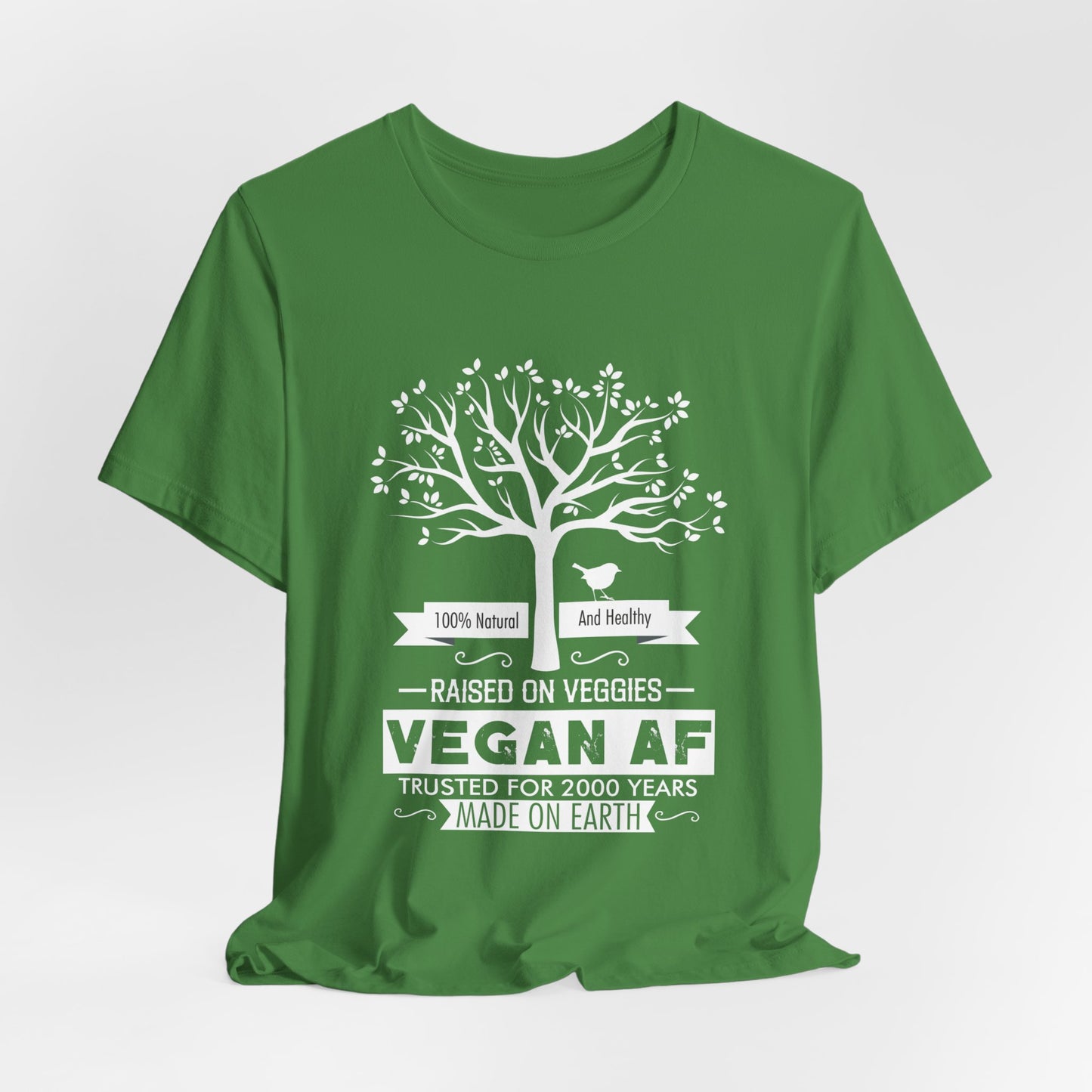 Vegan: 100% Natural And Healthy, Raised By Veggies - Unisex Jersey Short Sleeve Tee