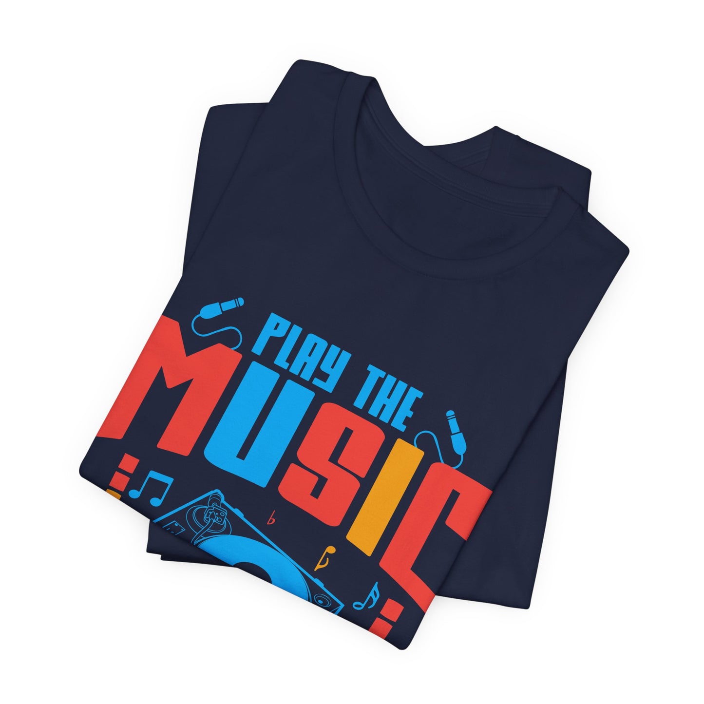 Play The Music Instrument - Unisex Jersey Short Sleeve Tee - 11934