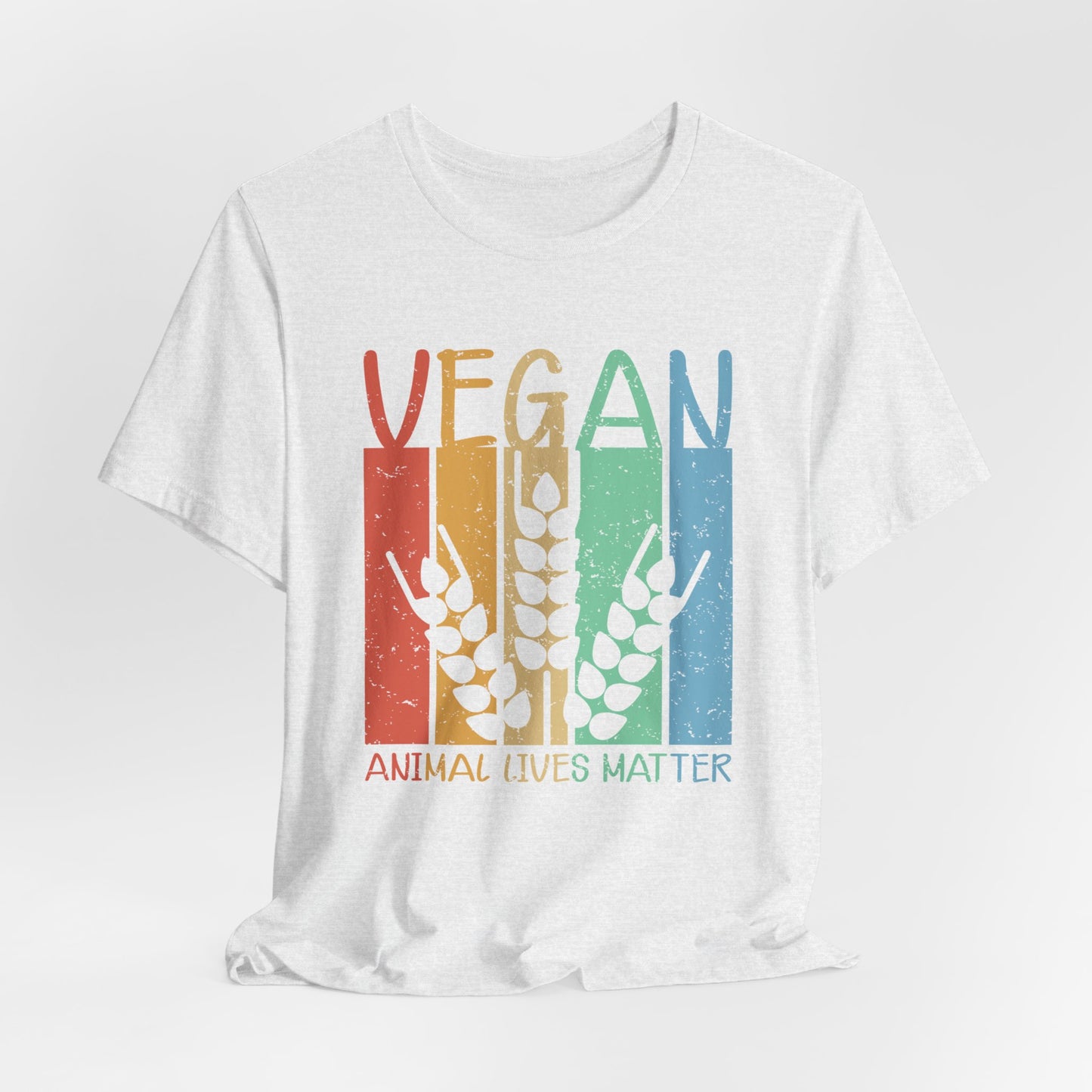 Vegan: Animal Lives Matter - Unisex Jersey Short Sleeve Tee