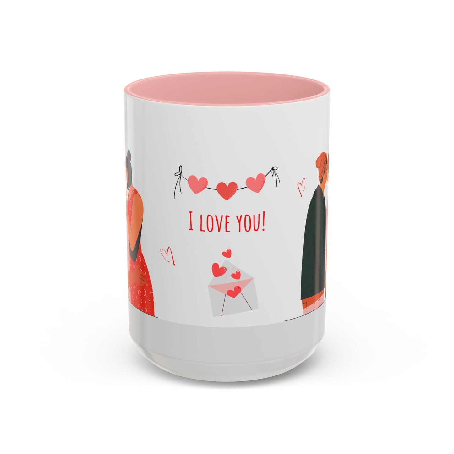 I love You - Accent Coffee Mug (11, 15oz) - 11136