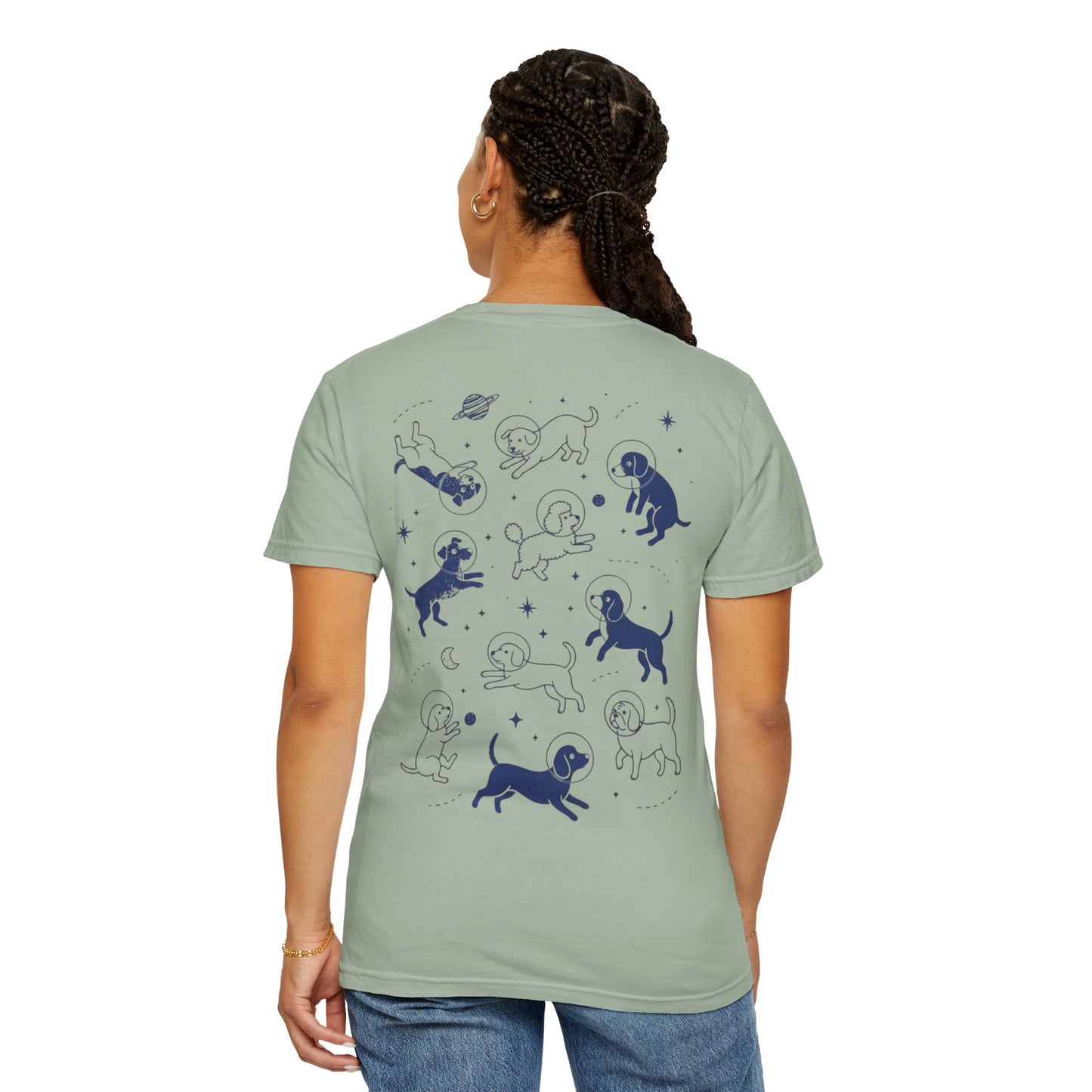 Space Dogs T-Shirt – Cute Astronaut Dog Graphic Tee for Dog Lovers - 14680