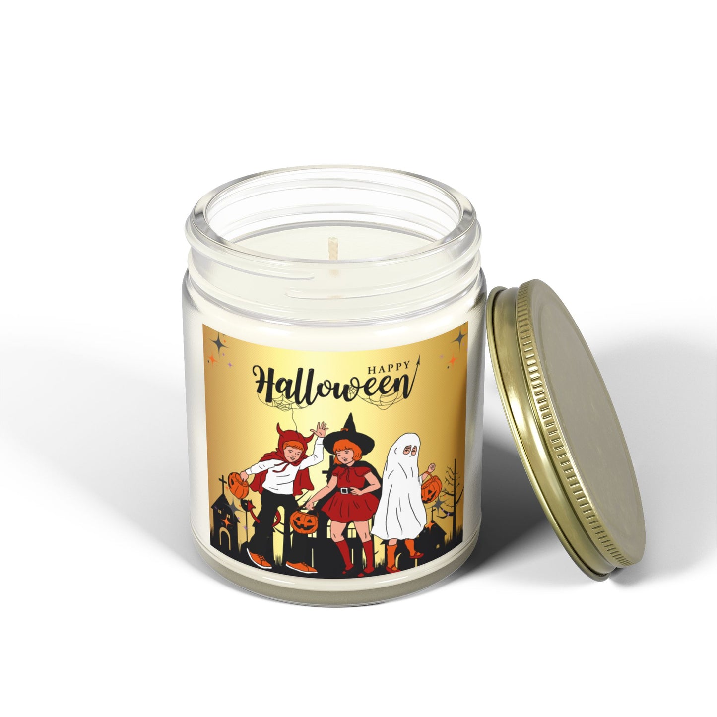 Kids, Happy Halloween - Coconut Apricot Wax (4oz, 9oz)