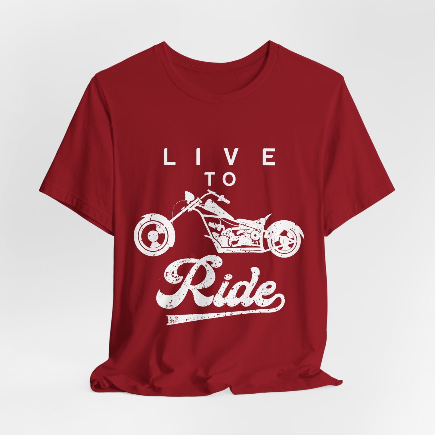 Live To Ride - Unisex Jersey Short Sleeve Tee - 13210