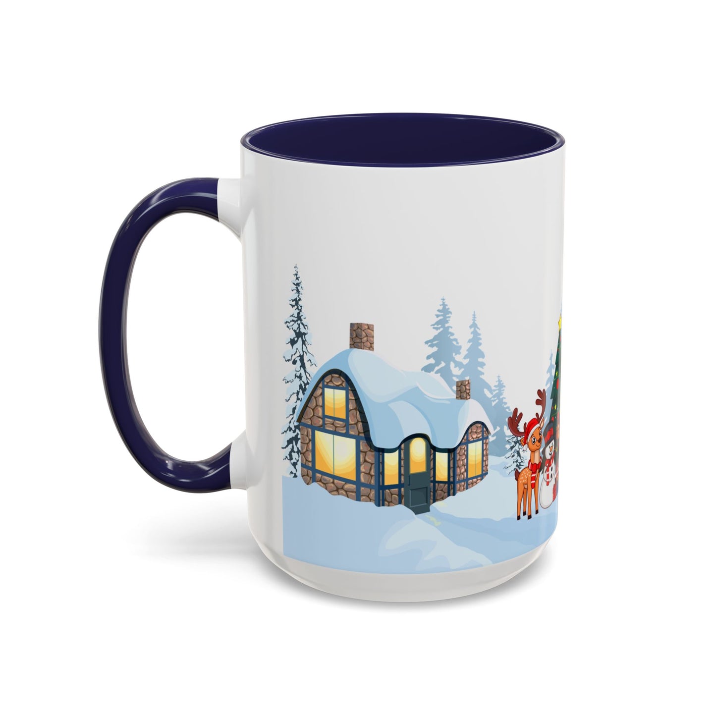 Outdoor Christmas Party - Accent Coffee Mug (11, 15oz) - 10454