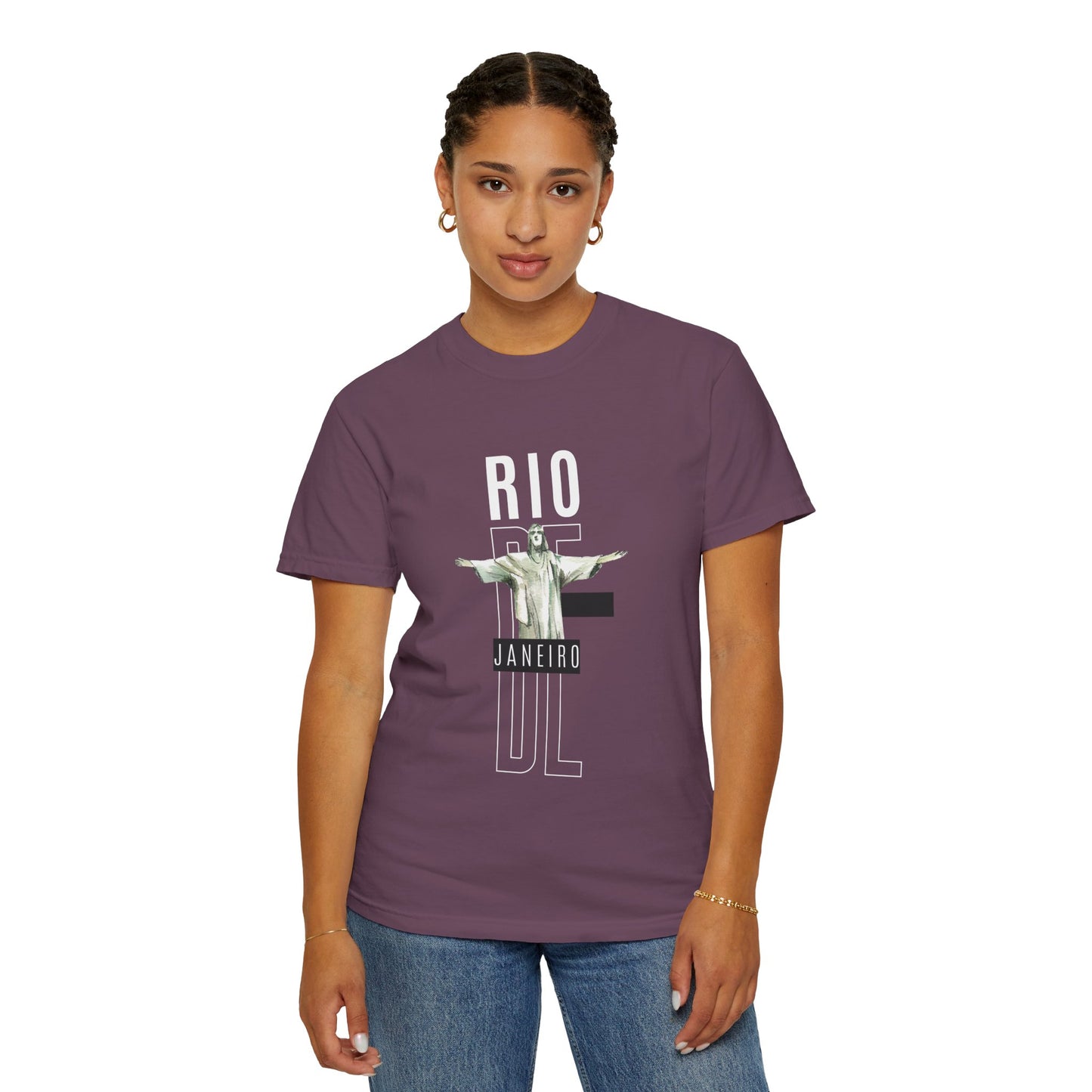Rio de Janeiro Unisex Garment-Dyed T-Shirt - 12049