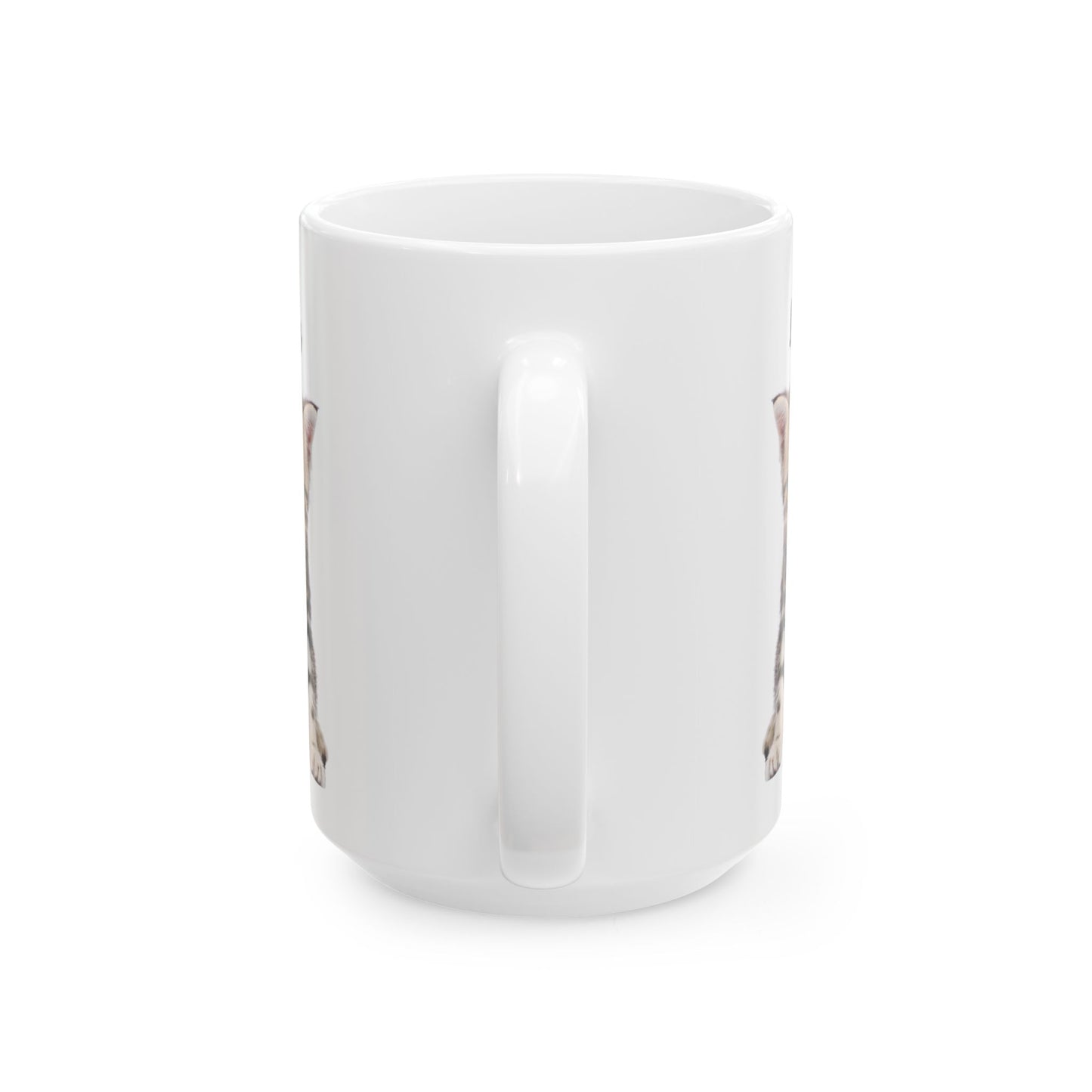 Cute Pet Ceramic Mug for Animal Lovers, Cat/ Dog Coffee Cup, Personalized Gift for Birthdays, Holidays, Home Decor - 14192
