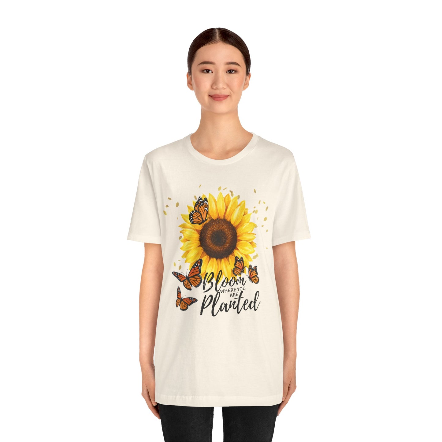 Sunflower Bloom Where You Are Planted Tee - 14920