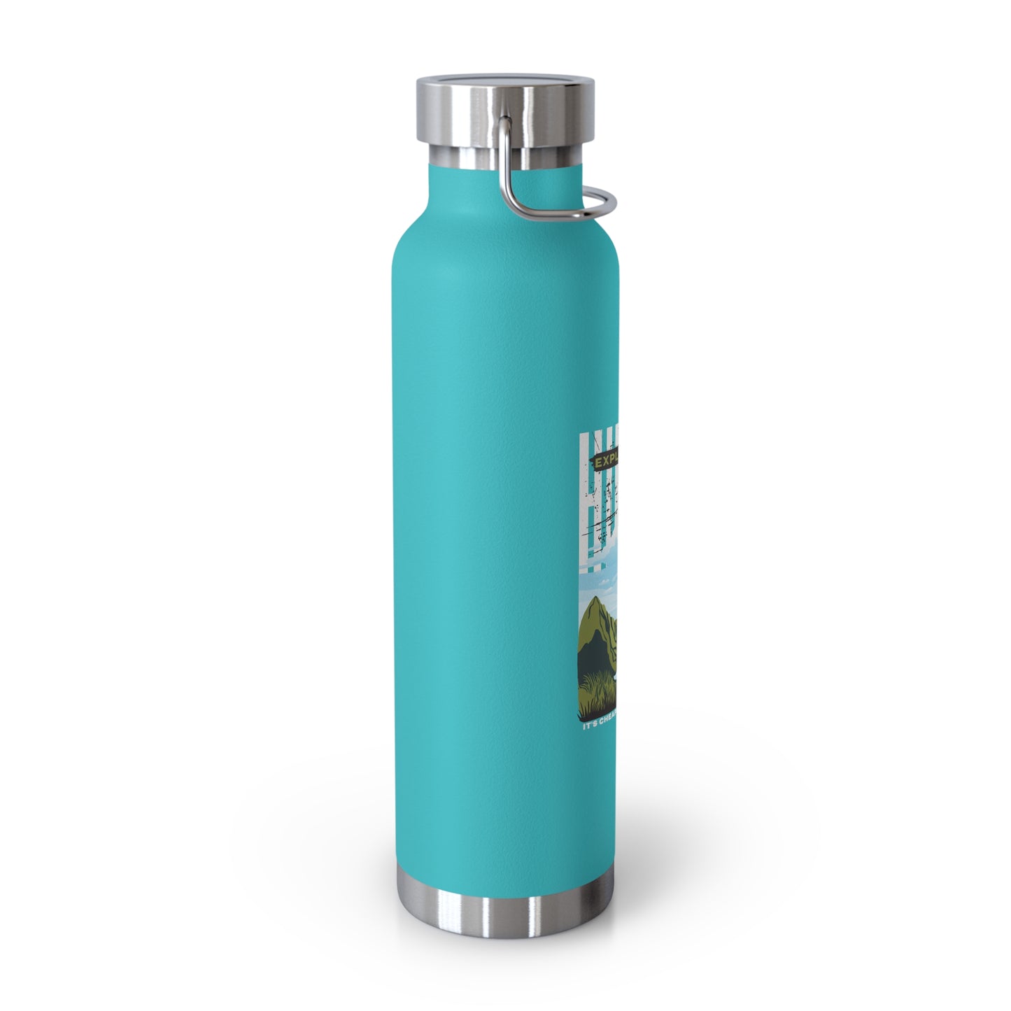 Explore Mode, Hiking - Copper Vacuum Insulated Bottle, 22oz - 10748