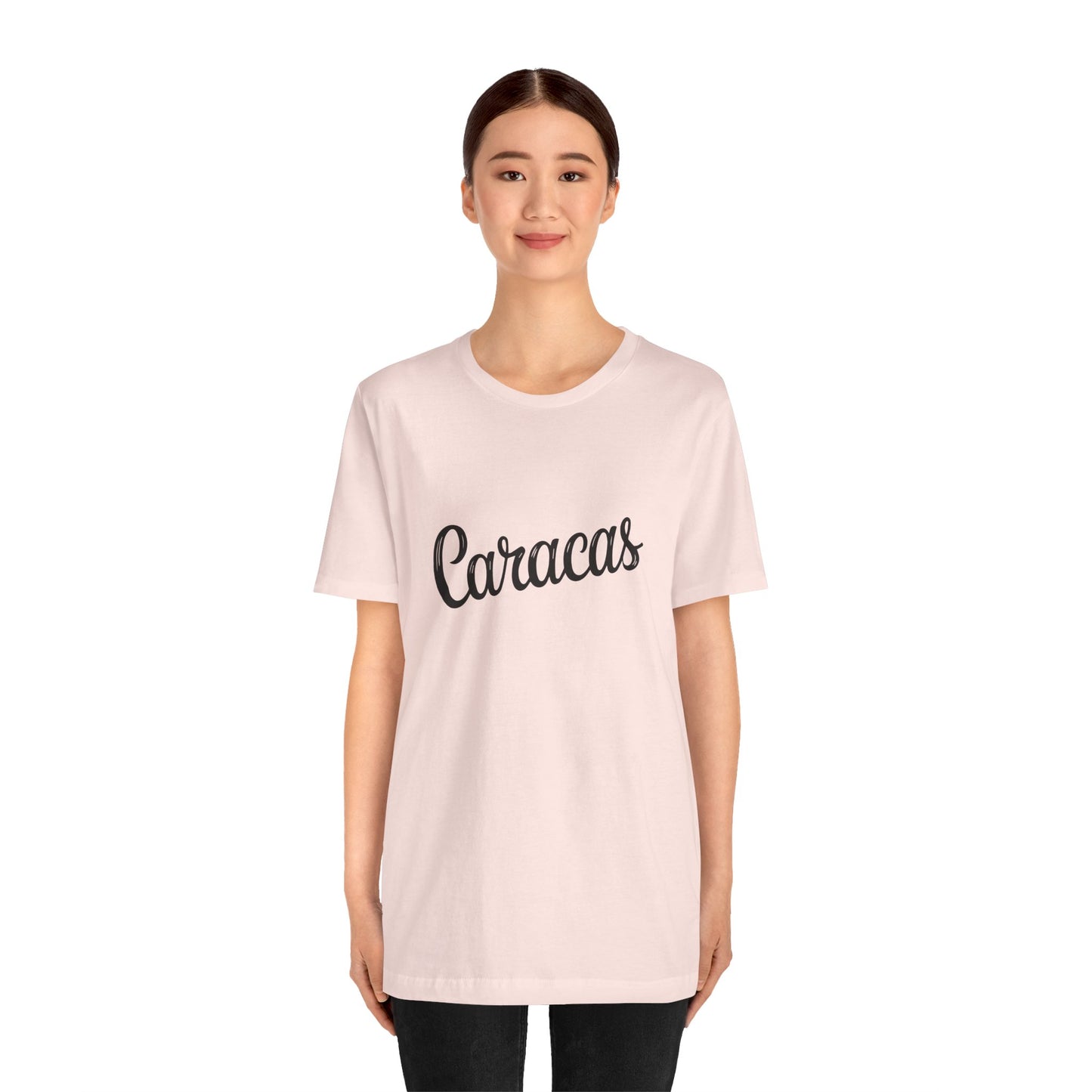 Caracas Unisex Jersey Short Sleeve Tee - Casual Graphic T-Shirt for Everyday Wear - 12270
