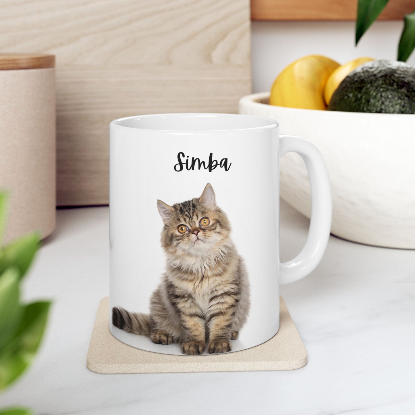 Cozy Cat Ceramic Mug - Perfect Gift for Cat Lovers, Coffee Enthusiasts, Pet Owners, Birthday, and Home Decor - 14198