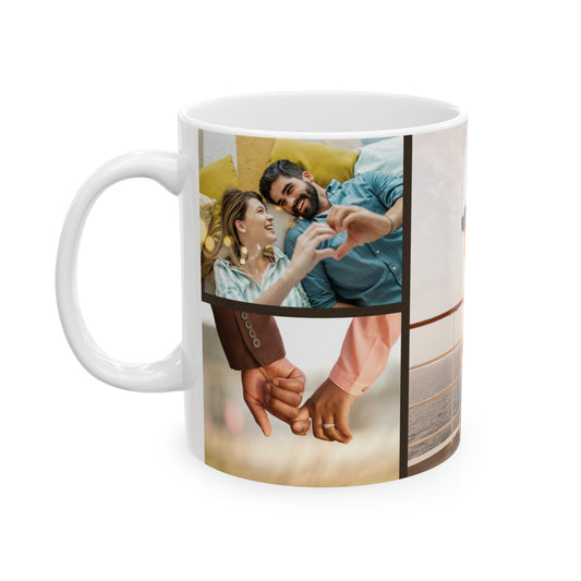 I Love Every Moment With You, Couple's Photos, Customizable - Ceramic Mug, (11oz, 15oz) - 11005