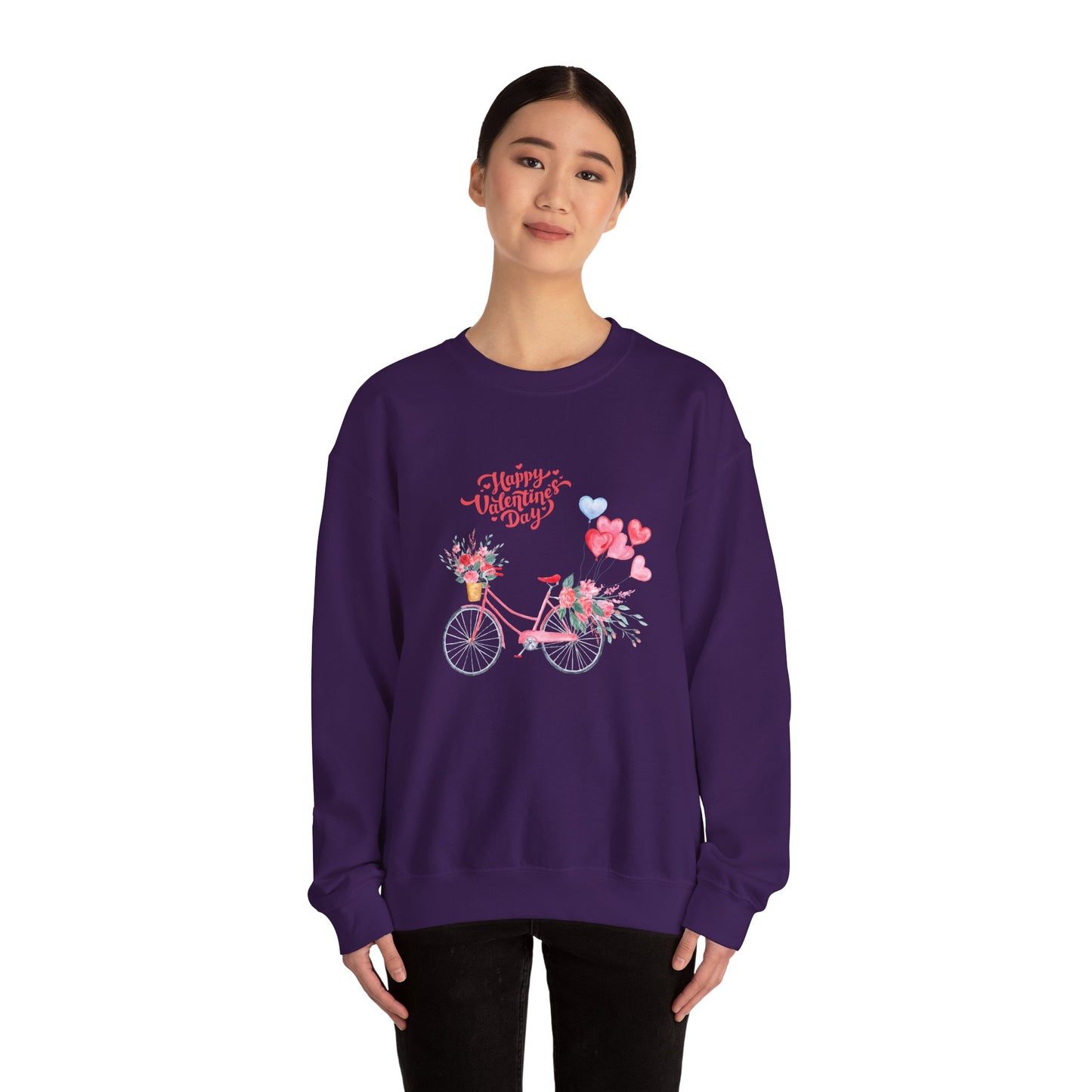Happy Valentine's Day - Unisex Heavy Blend™ Crewneck Sweatshirt - 11381