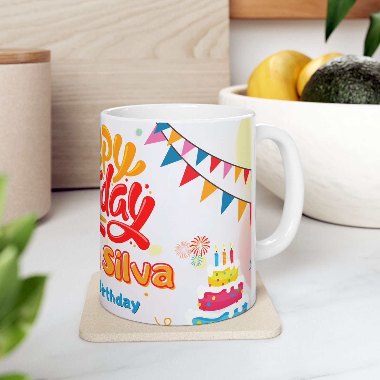 Personalized Birthday Mug, Custom Gift for Birthdays, 11oz, 15oz, Fun Celebration Cup, Festive Party Drinkware - 13982