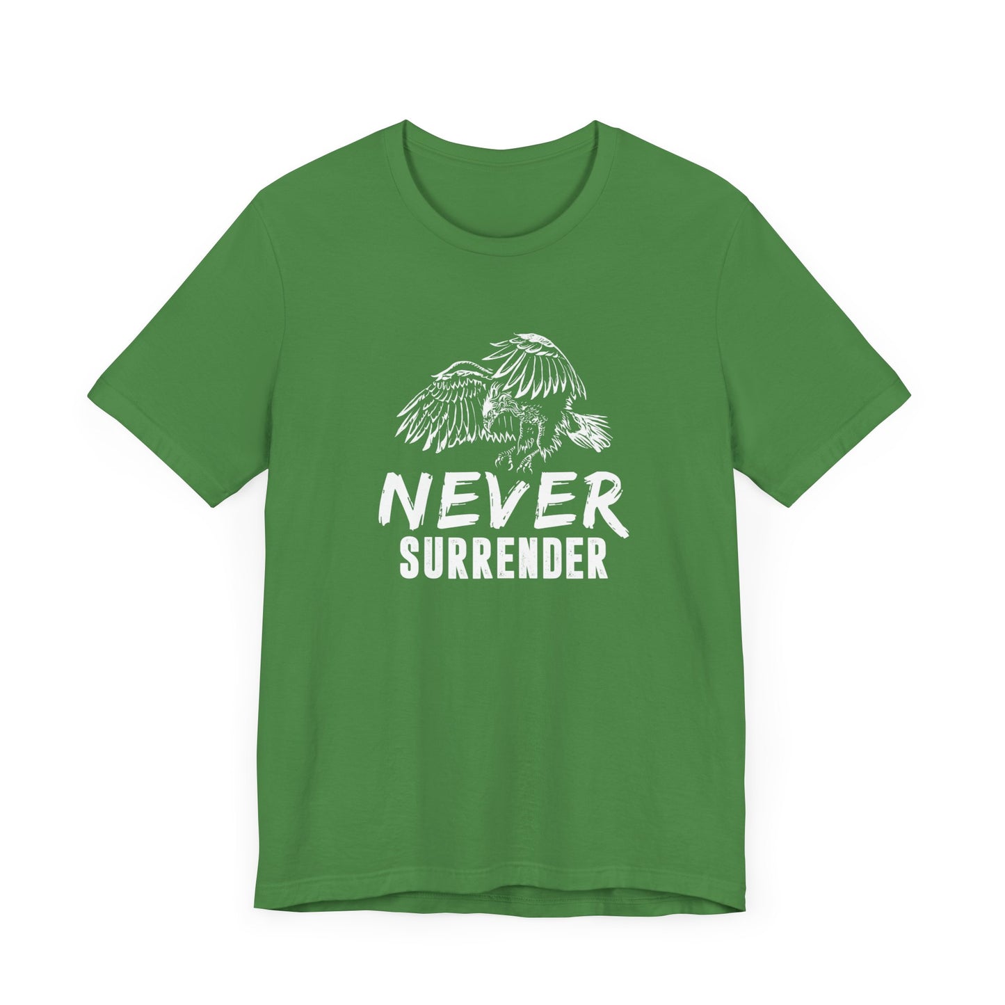 Motivational: Never Surrender - Unisex Jersey Short Sleeve Tee