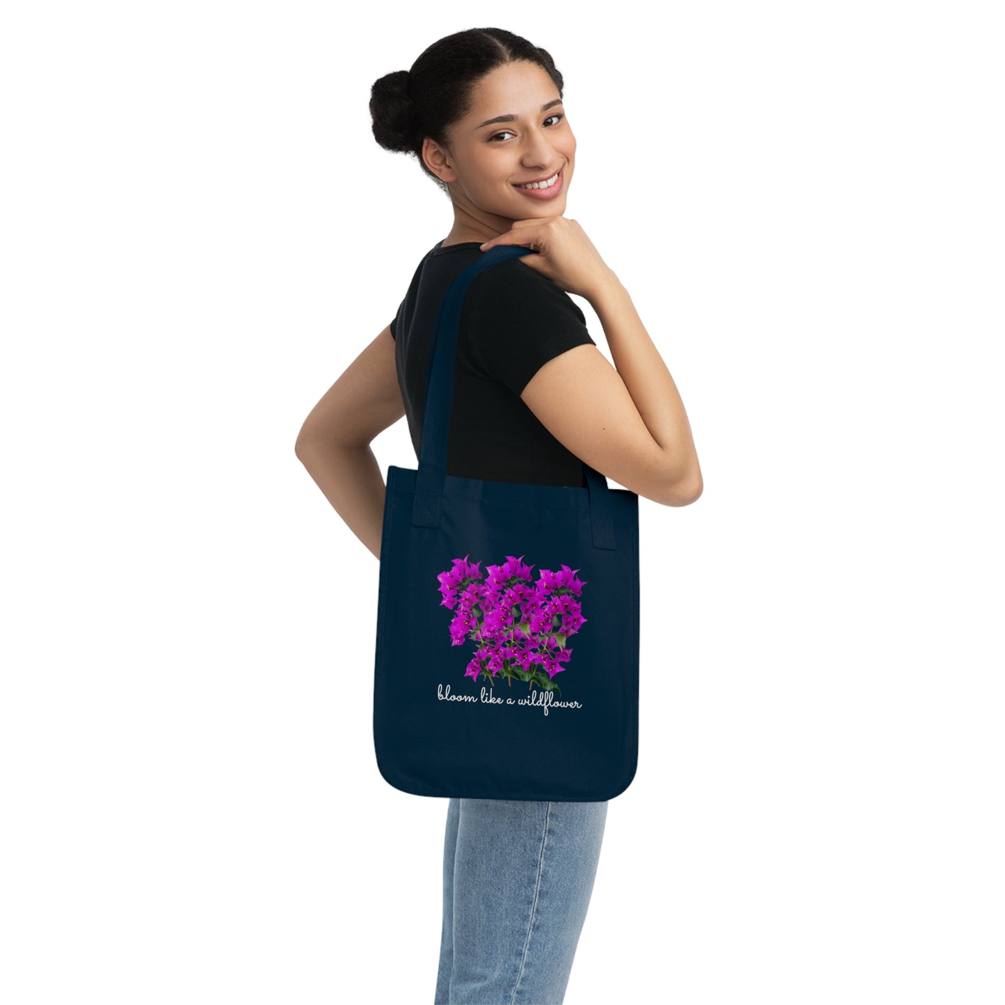 Organic Canvas Tote Bag | Wildflower Lovers