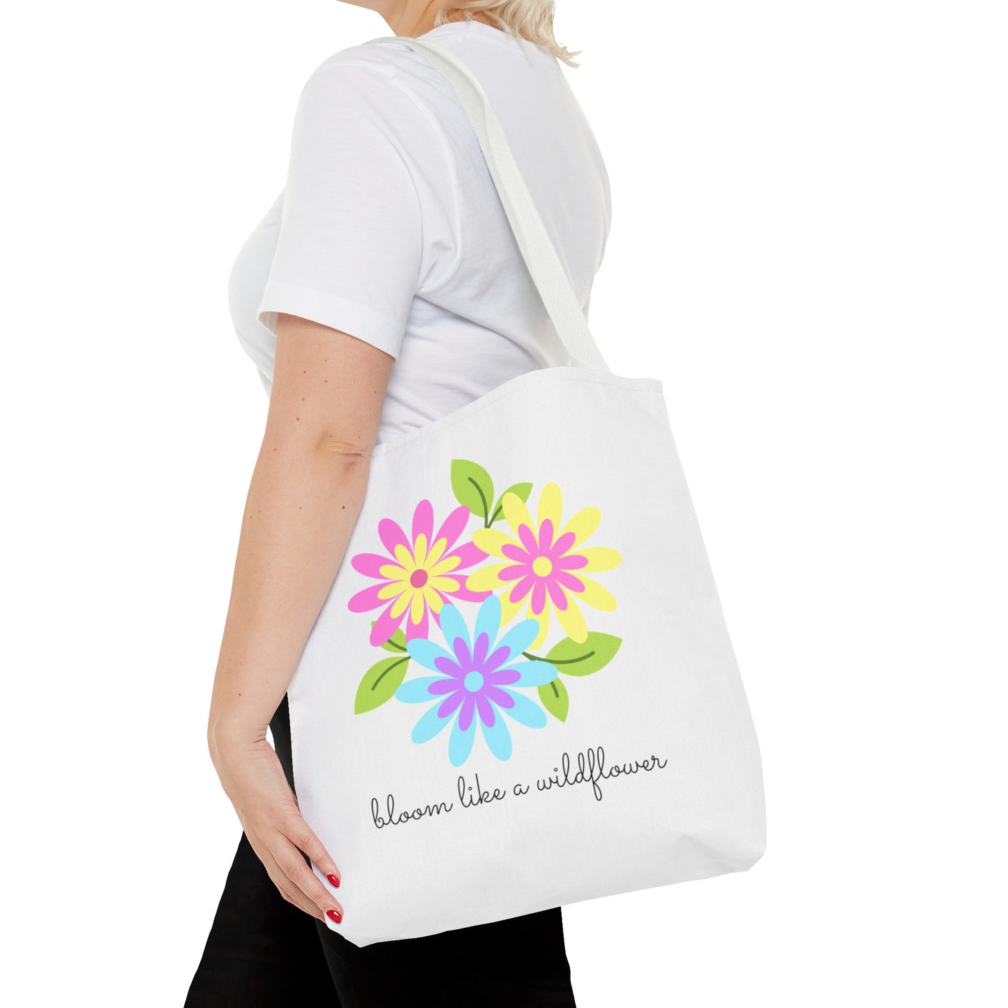 Bright Flower Tote Bag