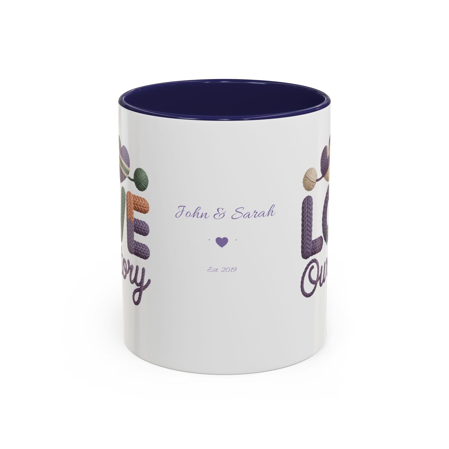Our Story Personalized Mug — Custom Names & Established Date | Couple Gift (11oz / 15oz) - 14749