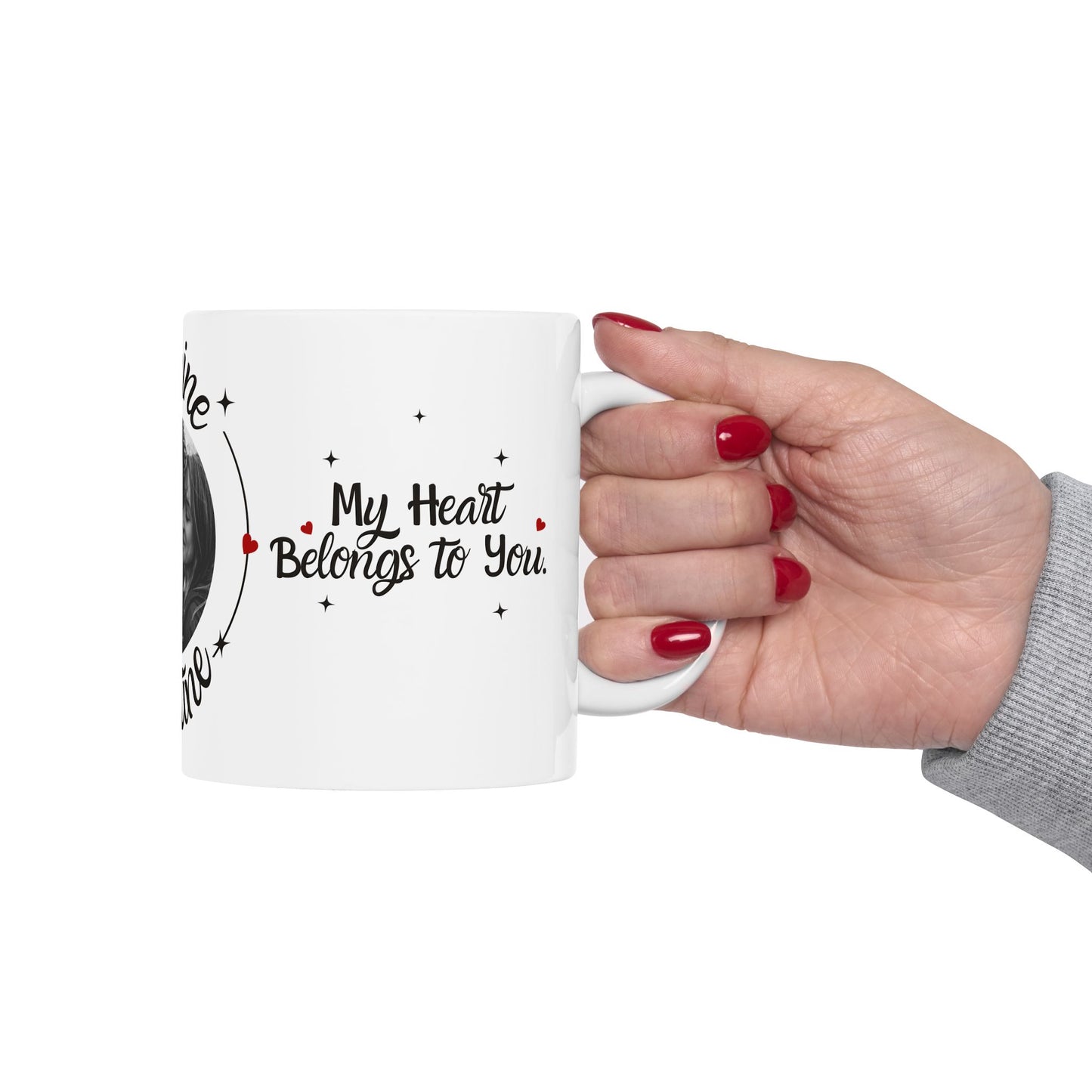 Be My Valentine, Photo Customizable - Ceramic Mug, (11oz, 15oz) - 11562