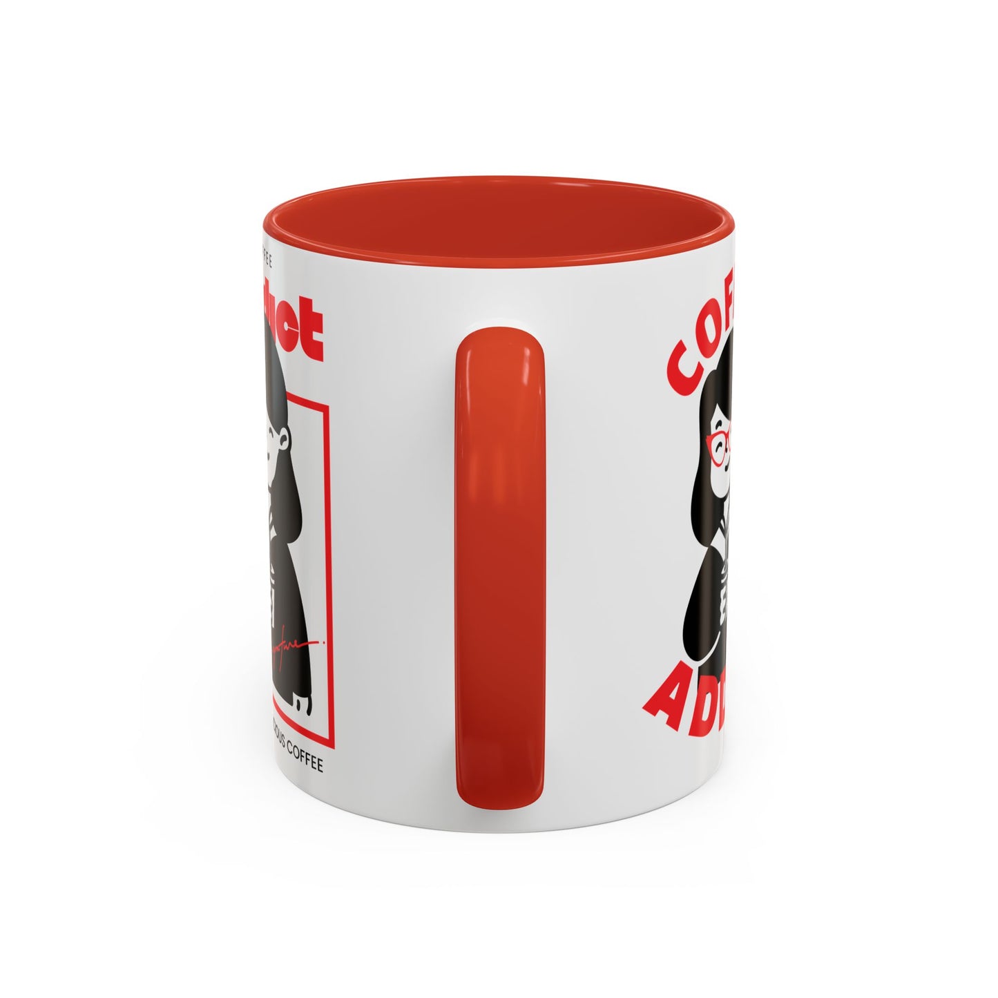 Coffee Addict, Enjoy - Accent Coffee Mug (11, 15oz) - 11297