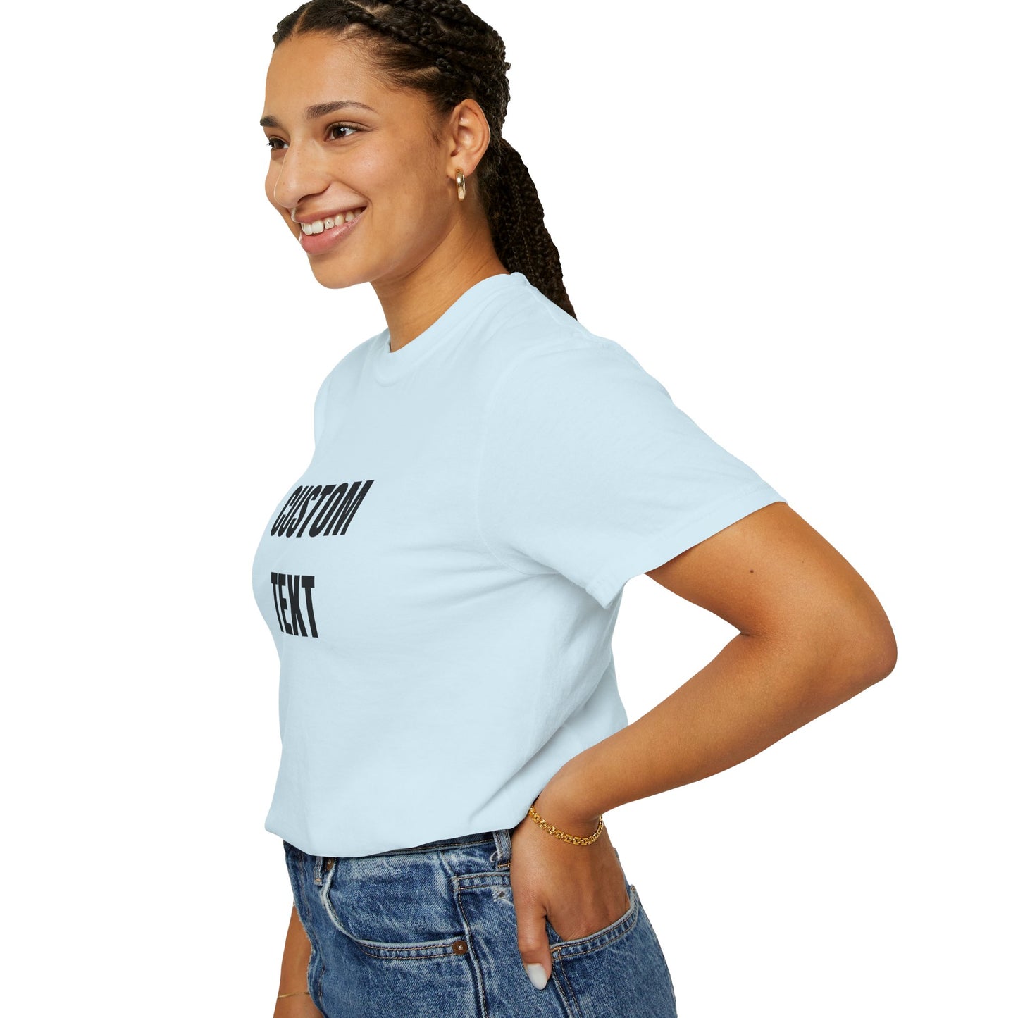 Custom Novelty T-Shirt – Unisex Garment-Dyed Cotton Tee - 14681