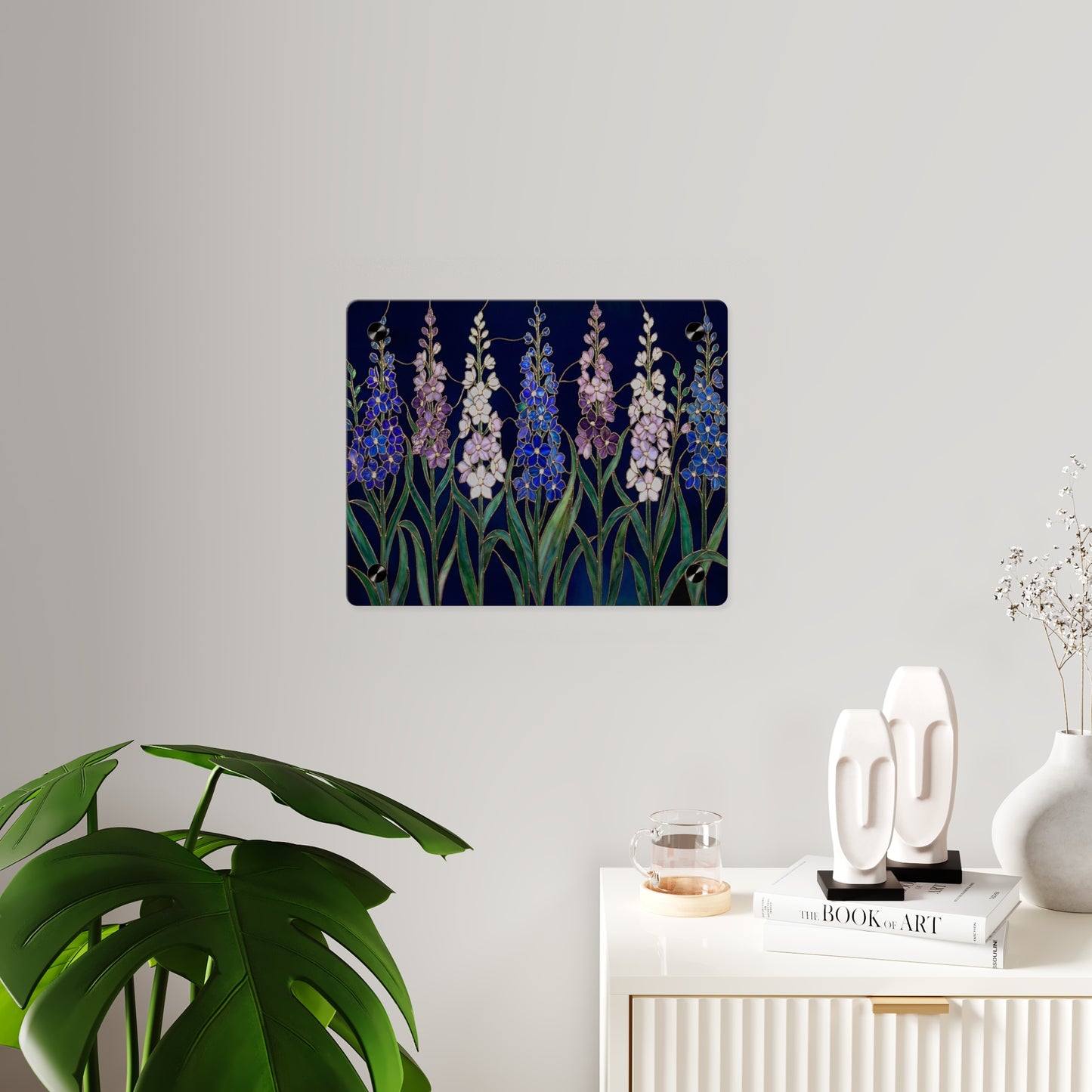 Larkspur Floral Acrylic Wall Art — 14605