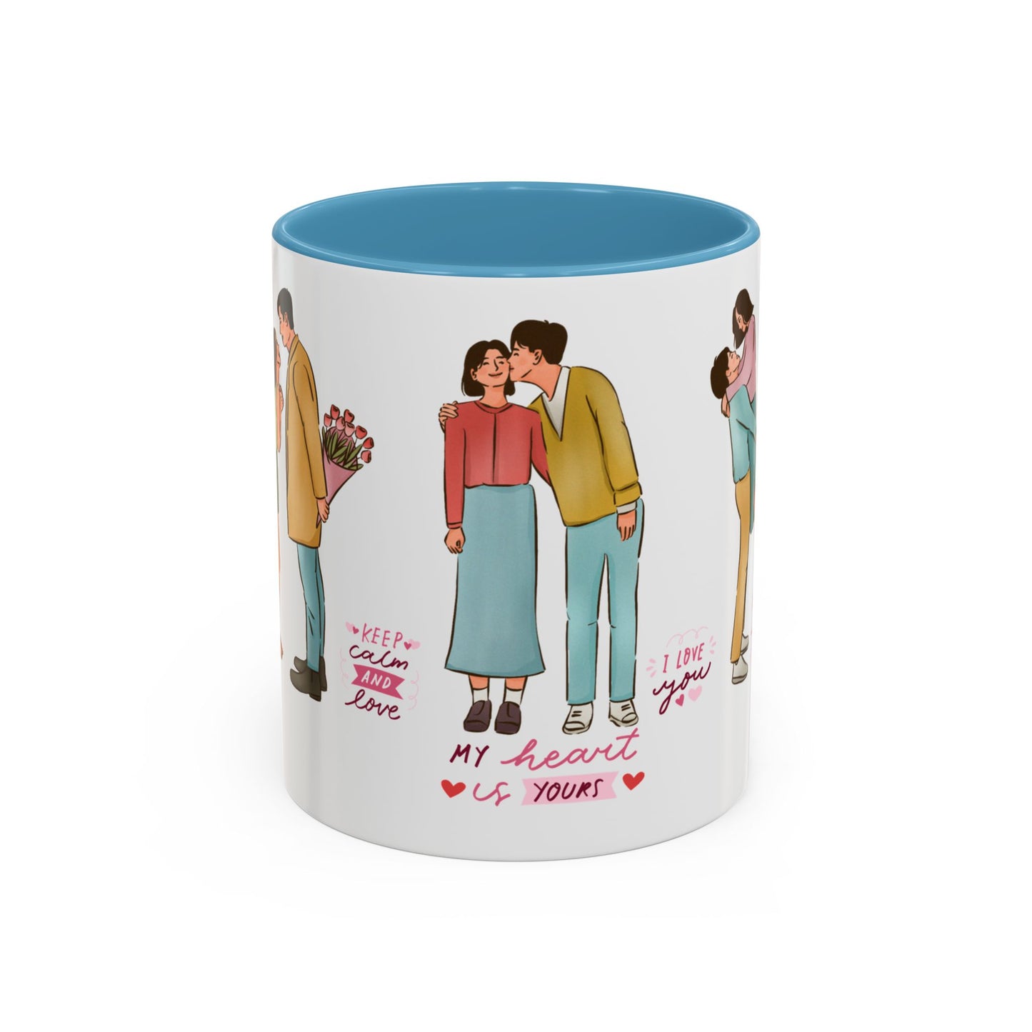 My Heart is Yours - Accent Coffee Mug (11, 15oz) - 11576