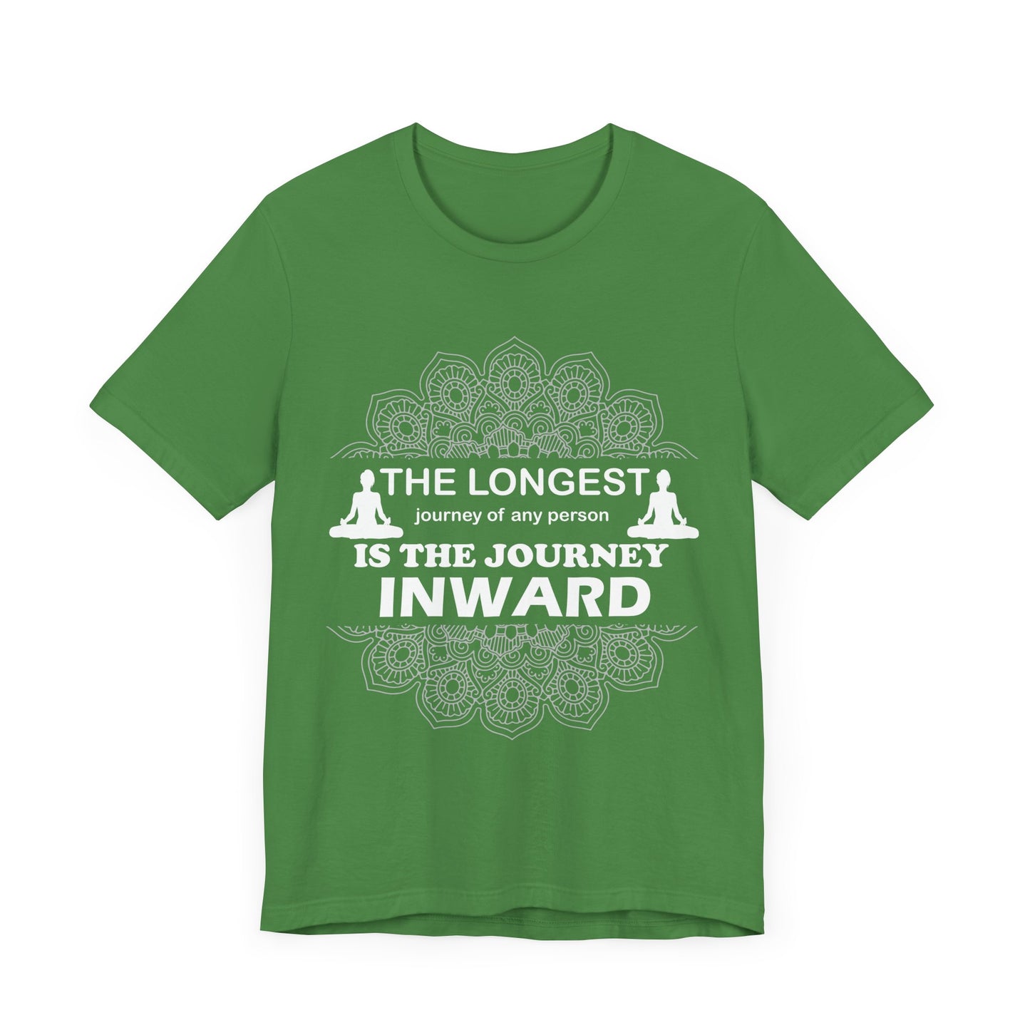 Yoga: The Longest Journey Of Any Person Is The Journey Inward - Unisex Jersey Short Sleeve Tee - 12156