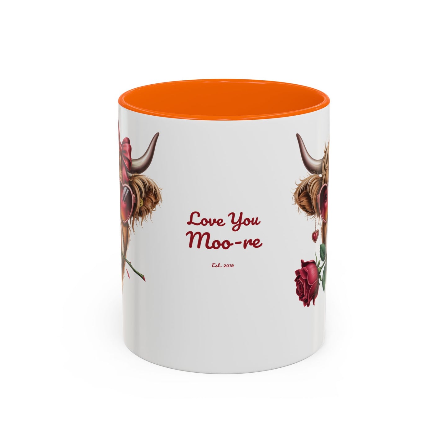 Love You Moo-re Personalized Mug — Custom Names & Established Date | Couple Gift (11oz / 15oz) - 14751