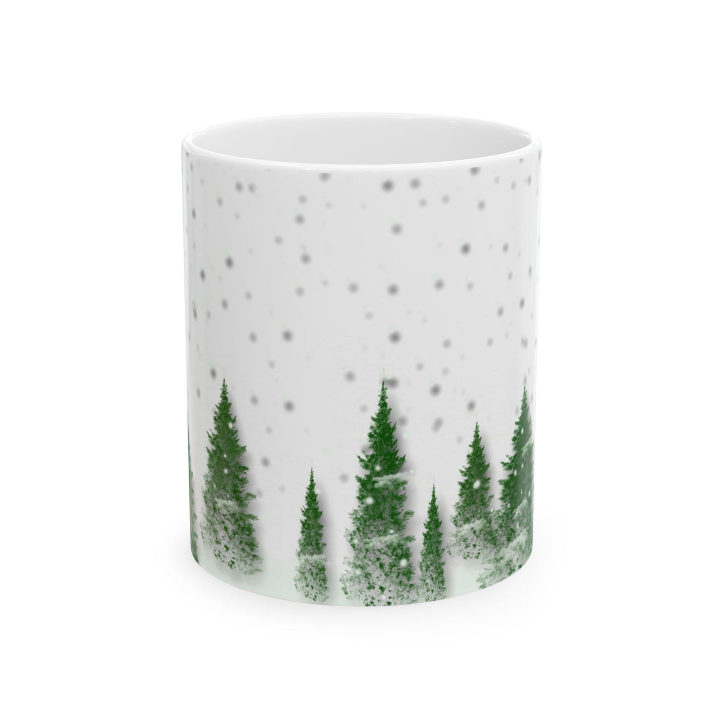 Winter, Forest - Ceramic Mug, (11oz, 15oz) - 10071