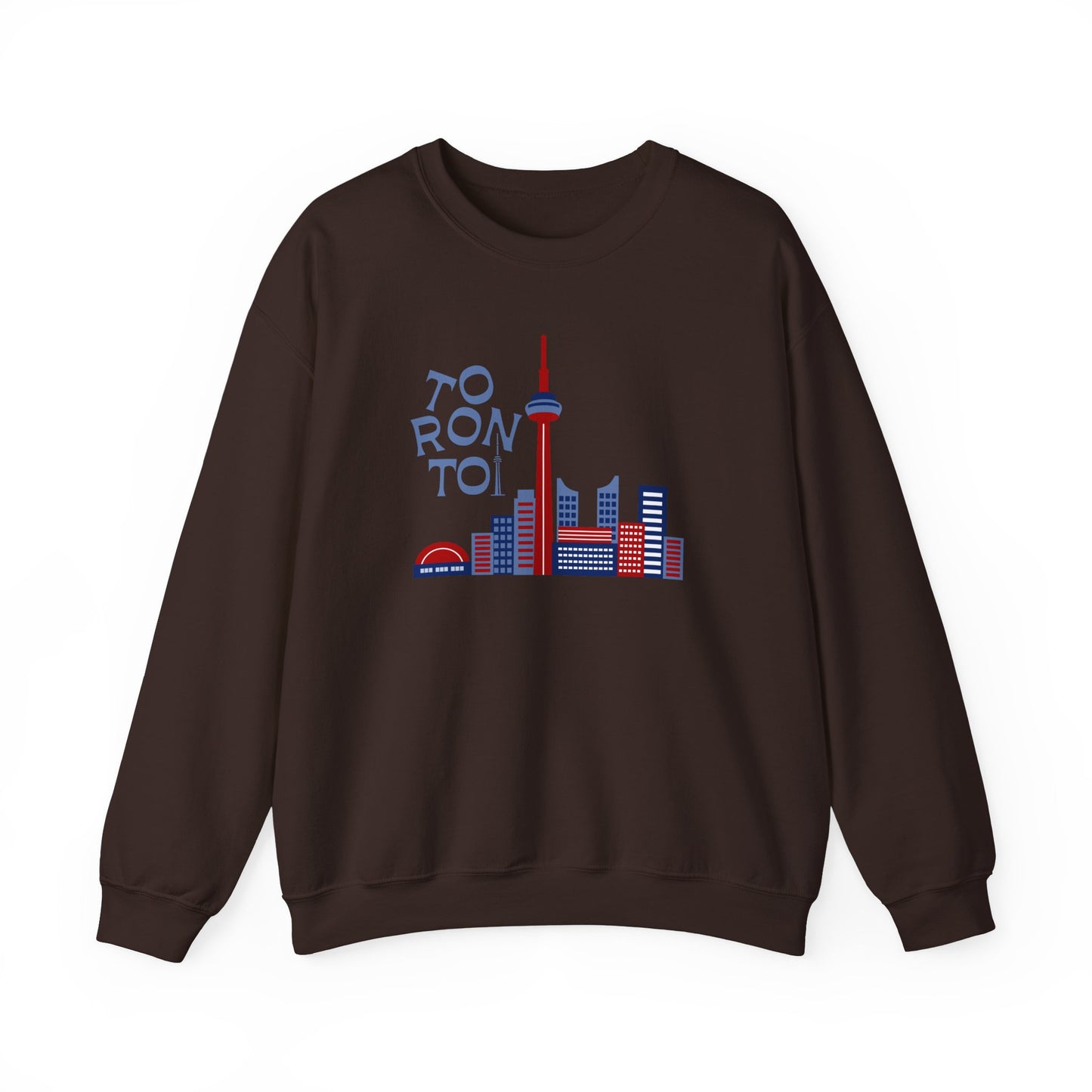 Toronto Skyline Unisex Crewneck Sweatshirt - Cozy Graphic Pullover - 12125