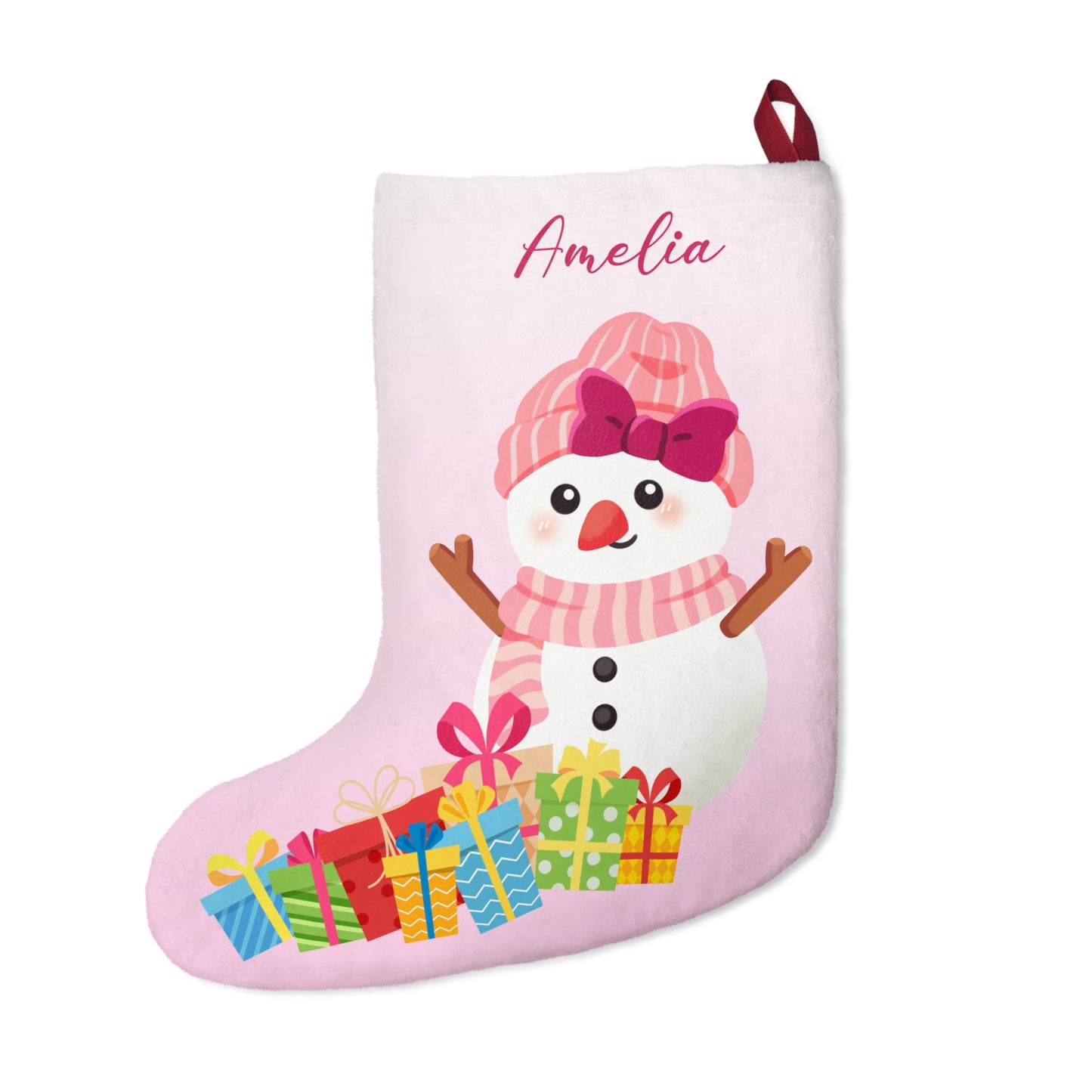 Amelia, Baby Girl, Customizable - Christmas Stockings - 10104