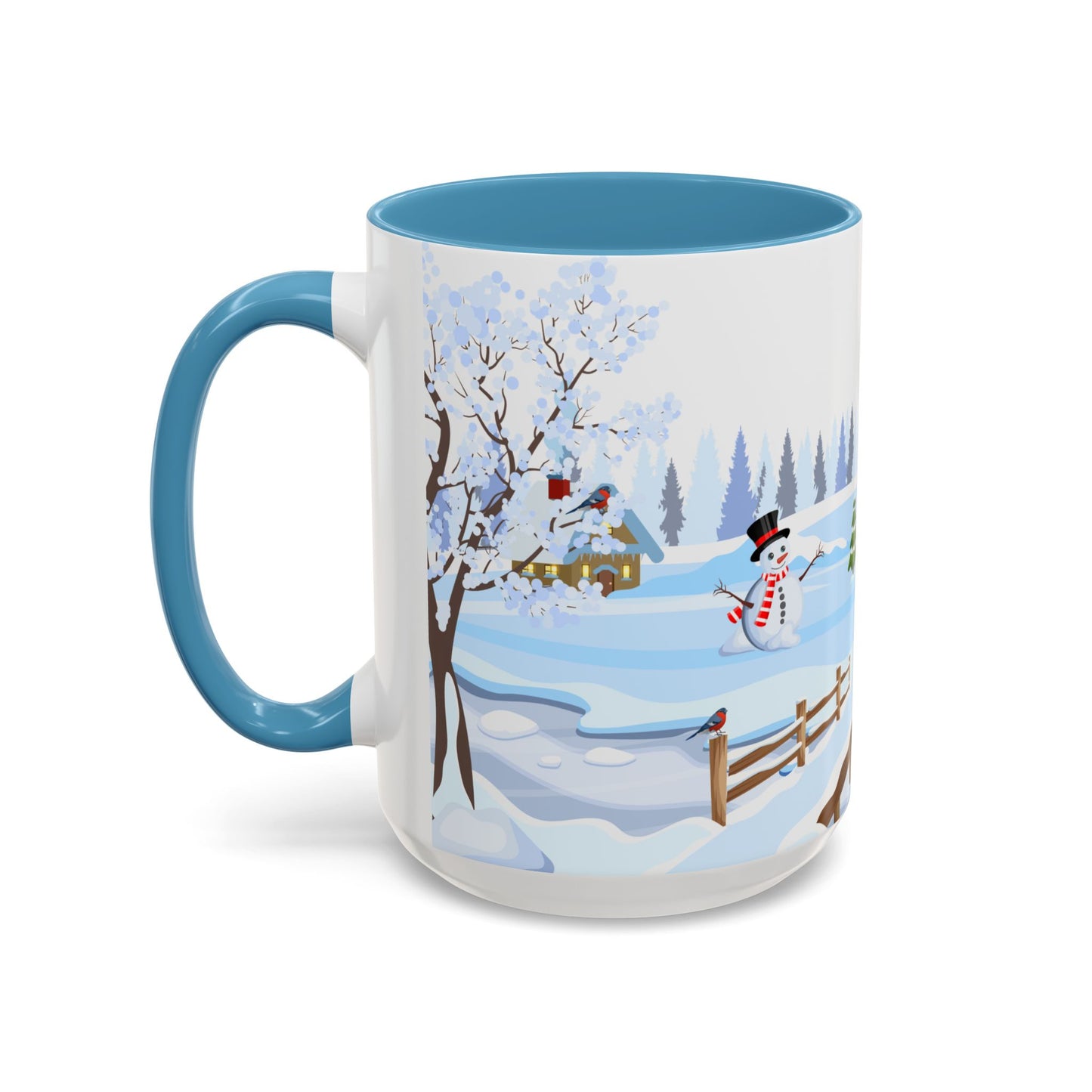 Winter Day Outside - Accent Coffee Mug (11, 15oz) - 10453