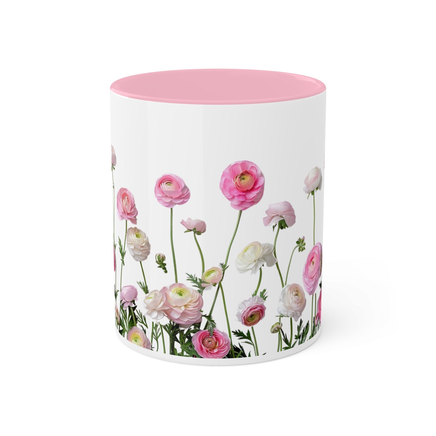 Pink petals of joy - Colorful Mugs, 11oz