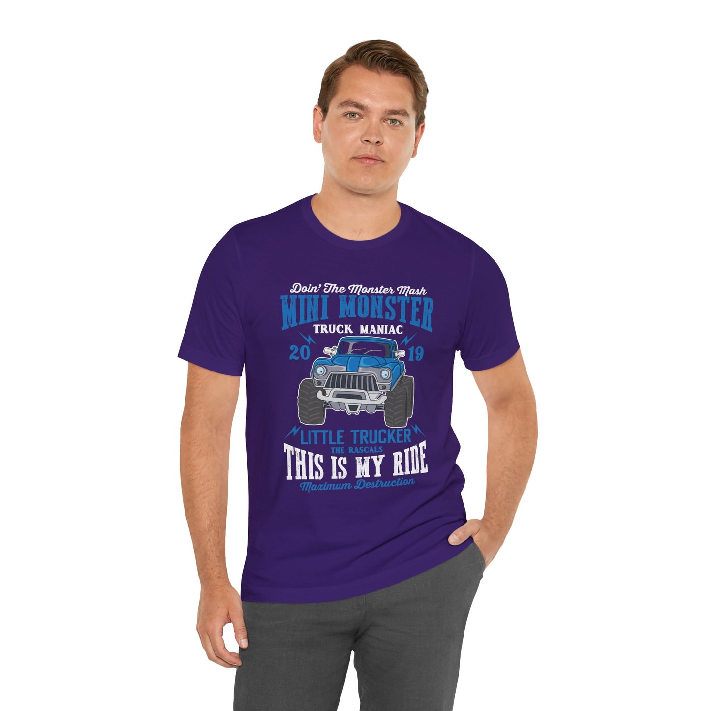 Mini Monster, Little Trucker, This is My Ride - Unisex Jersey Short Sleeve Tee - 12573