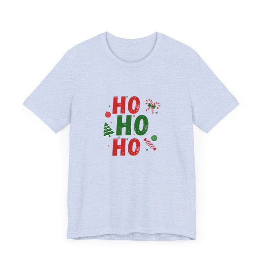 Ho Ho Ho - Unisex Jersey Short Sleeve Tee - 10534