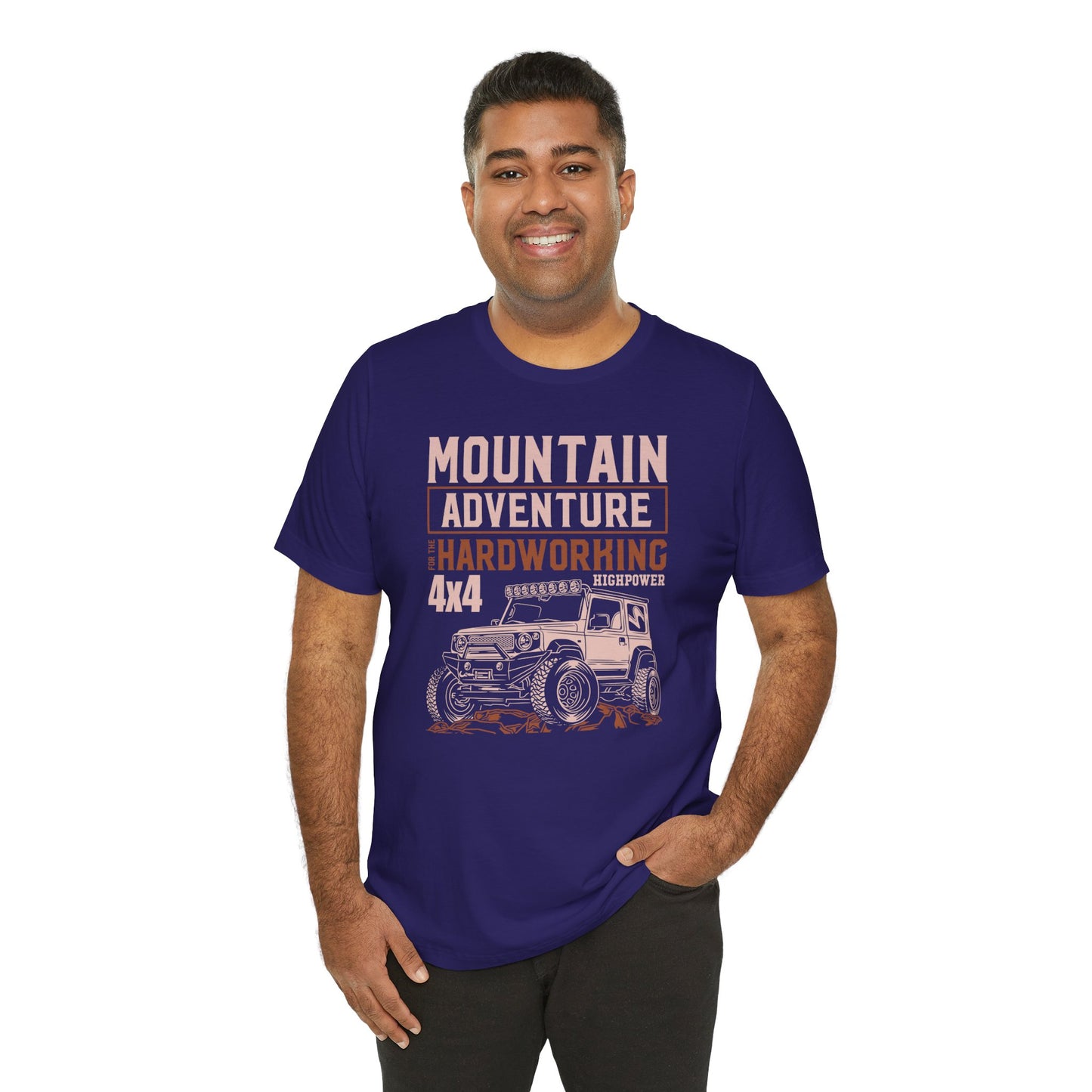 Mountain Adventure, Hardware 4x4 - Unisex Jersey Short Sleeve Tee