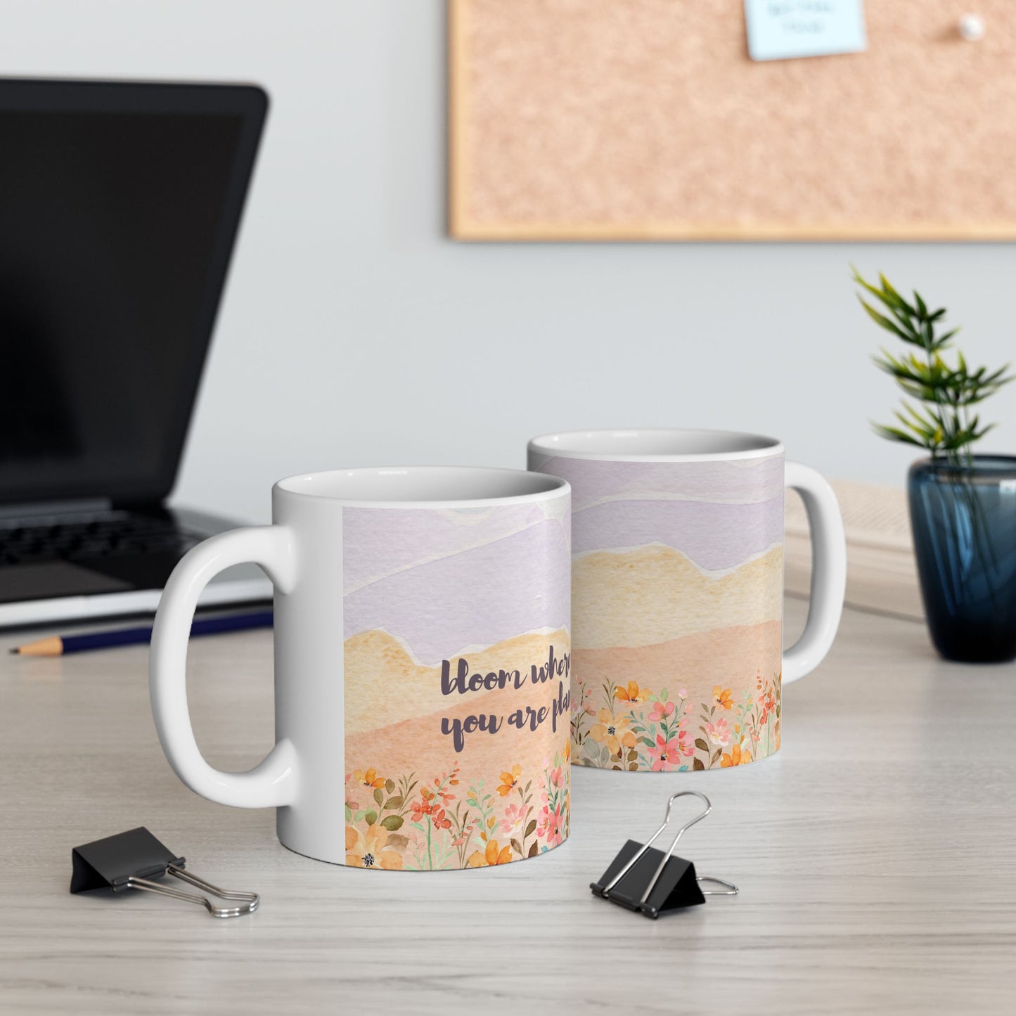 Bloom Where You're Planted - Ceramic Mug, (11oz, 15oz) - 10966