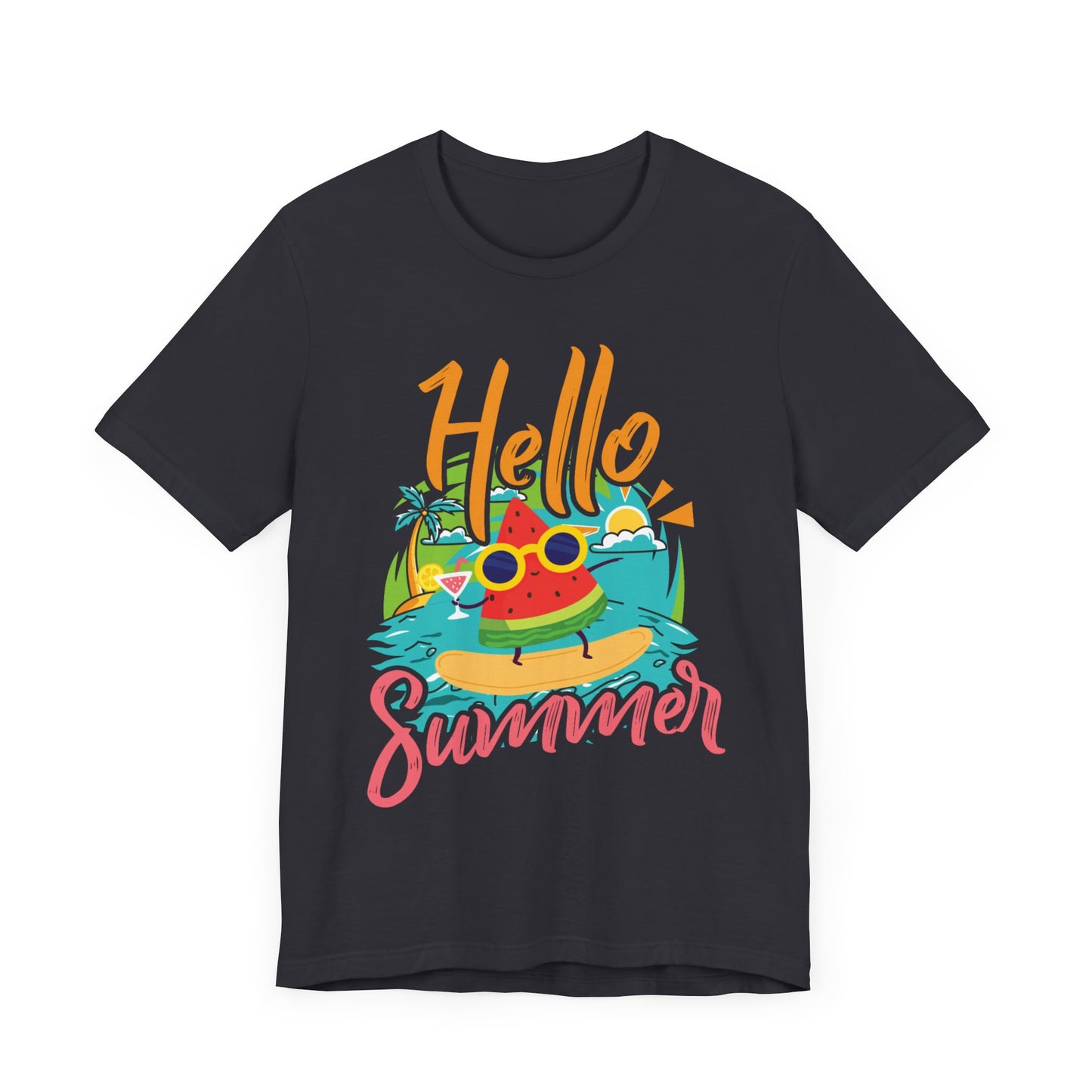 Hello Summer - Unisex Jersey Short Sleeve Tee - 13089