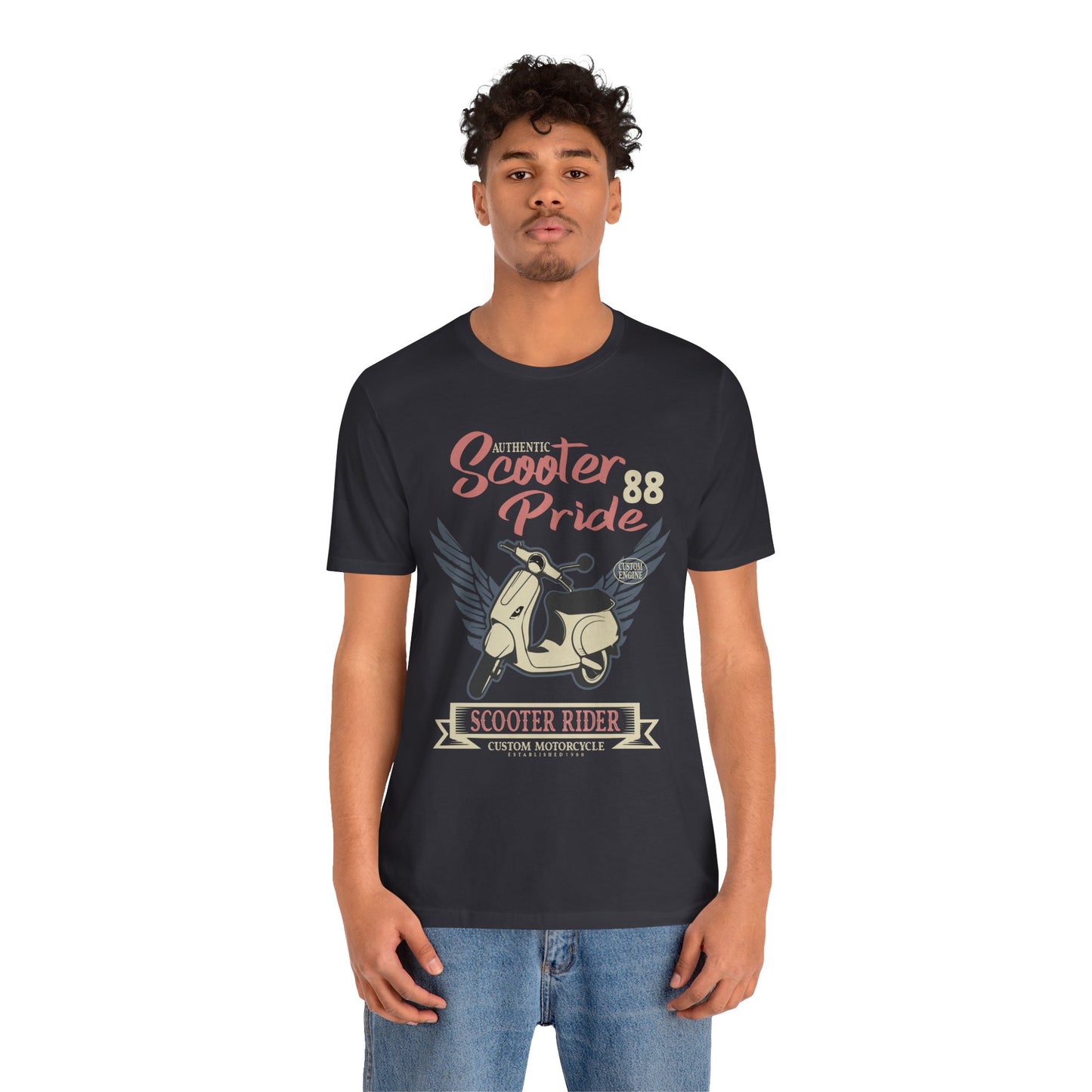 Authentic Scooter Pride - Unisex Jersey Short Sleeve Tee - 13300