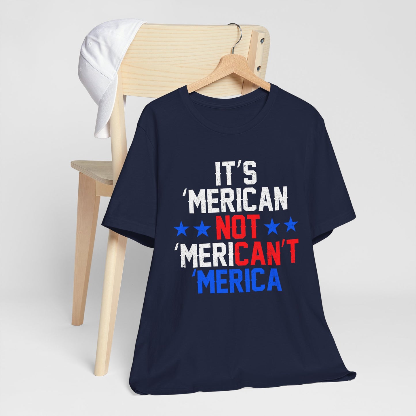 Patriotic Humor Tee, American Pride Shirt, Fun Casual Wear, Gift for Independence Day, Stylish Comfy T-Shirt - 13493