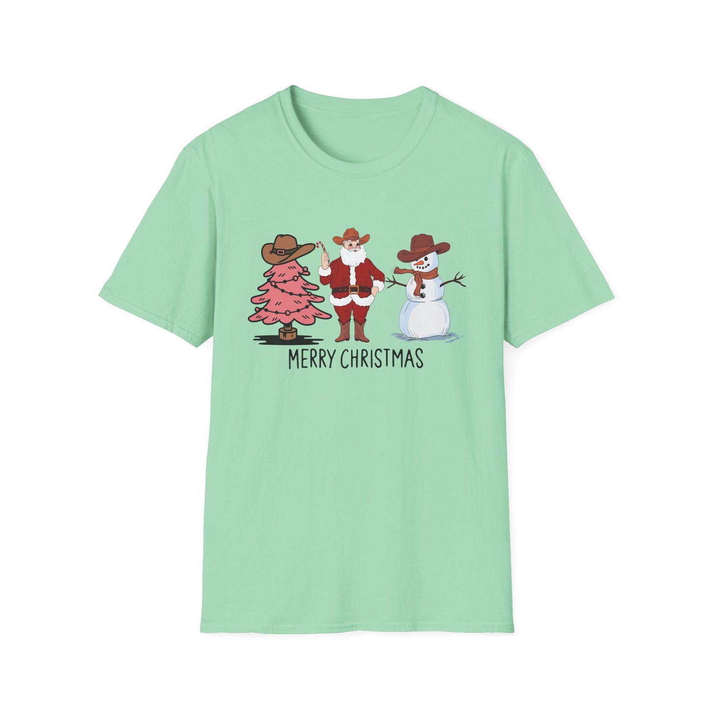 Cowboy's Christmas - Unisex Softstyle T-Shirt - 10349