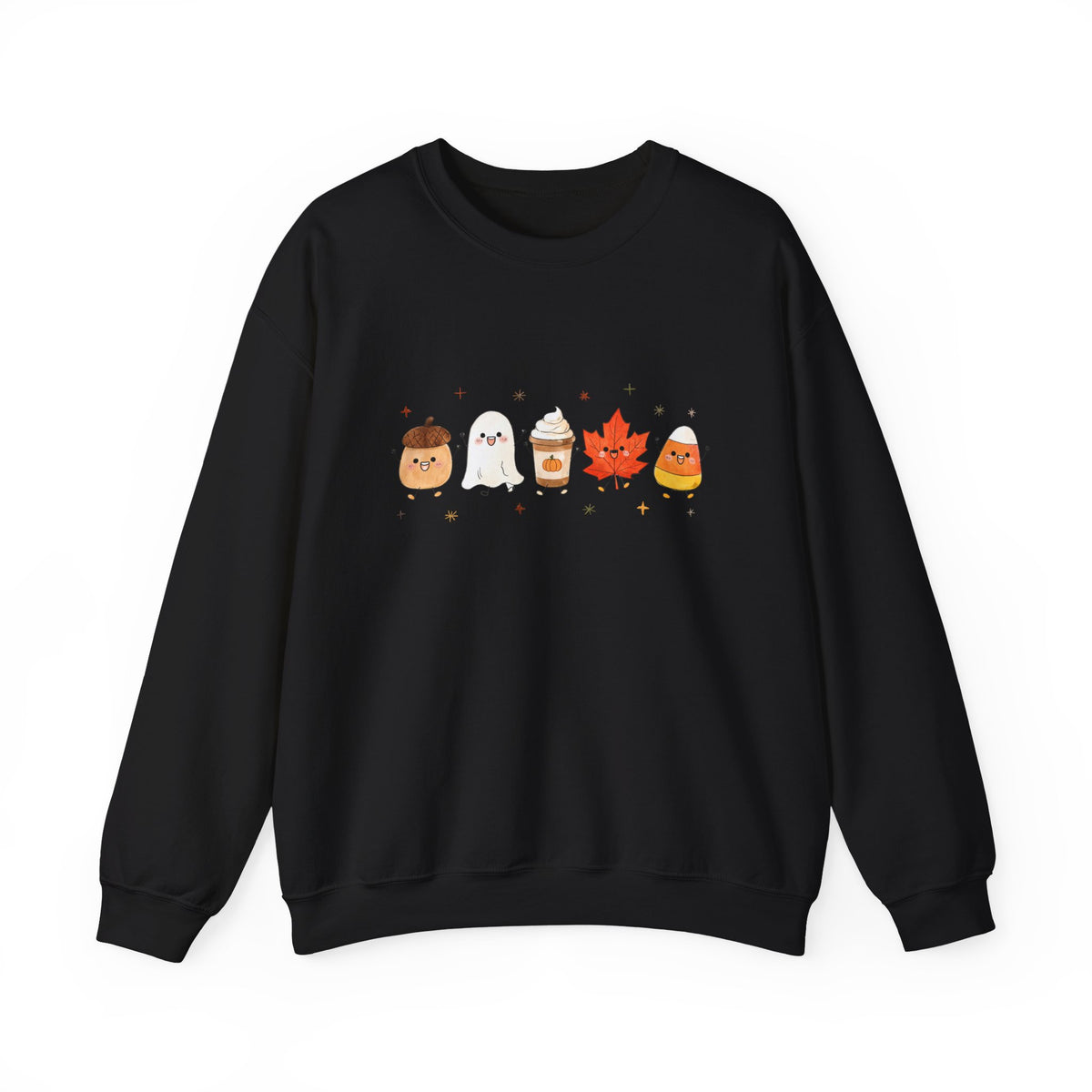Cute Fall Harvest Sweatshirt, Ghost, Pumpkin Spice & Autumn Crewneck - 14534